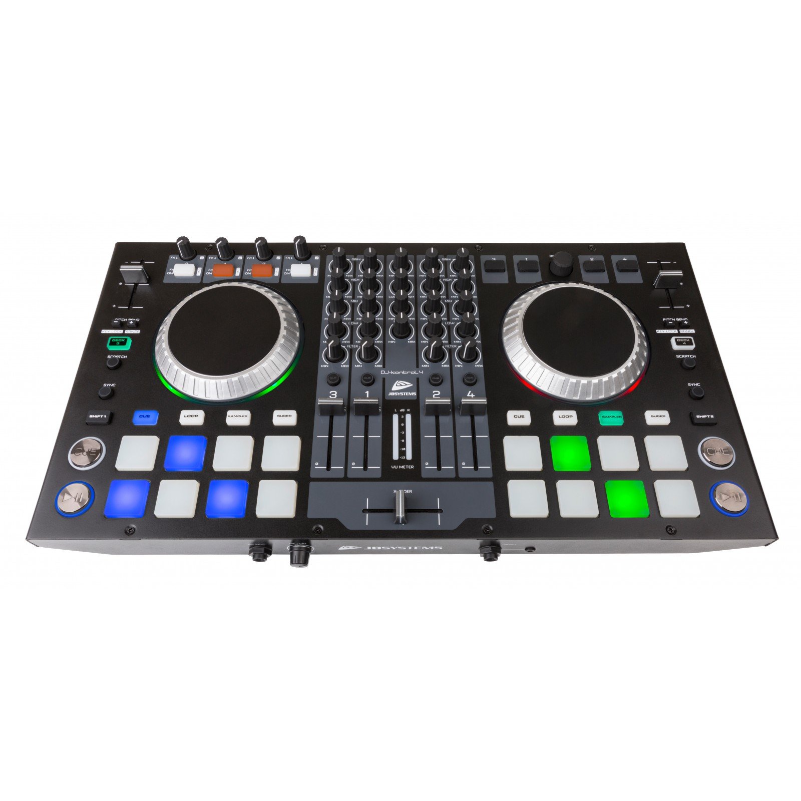 Jb Systems Dj Kontrol 4 Professional 4 Channel Midi Controller | Desertcart  Seychelles, image size:1600x1600