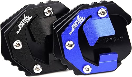 Miniatura 4 de CNC aluminio for Yamaha TENERE 700 XTZ 700 T700 2019-2023 Motorcycle Side Stand Enlarge Plate Kickstand Extension (Color  Blue-No Logo)