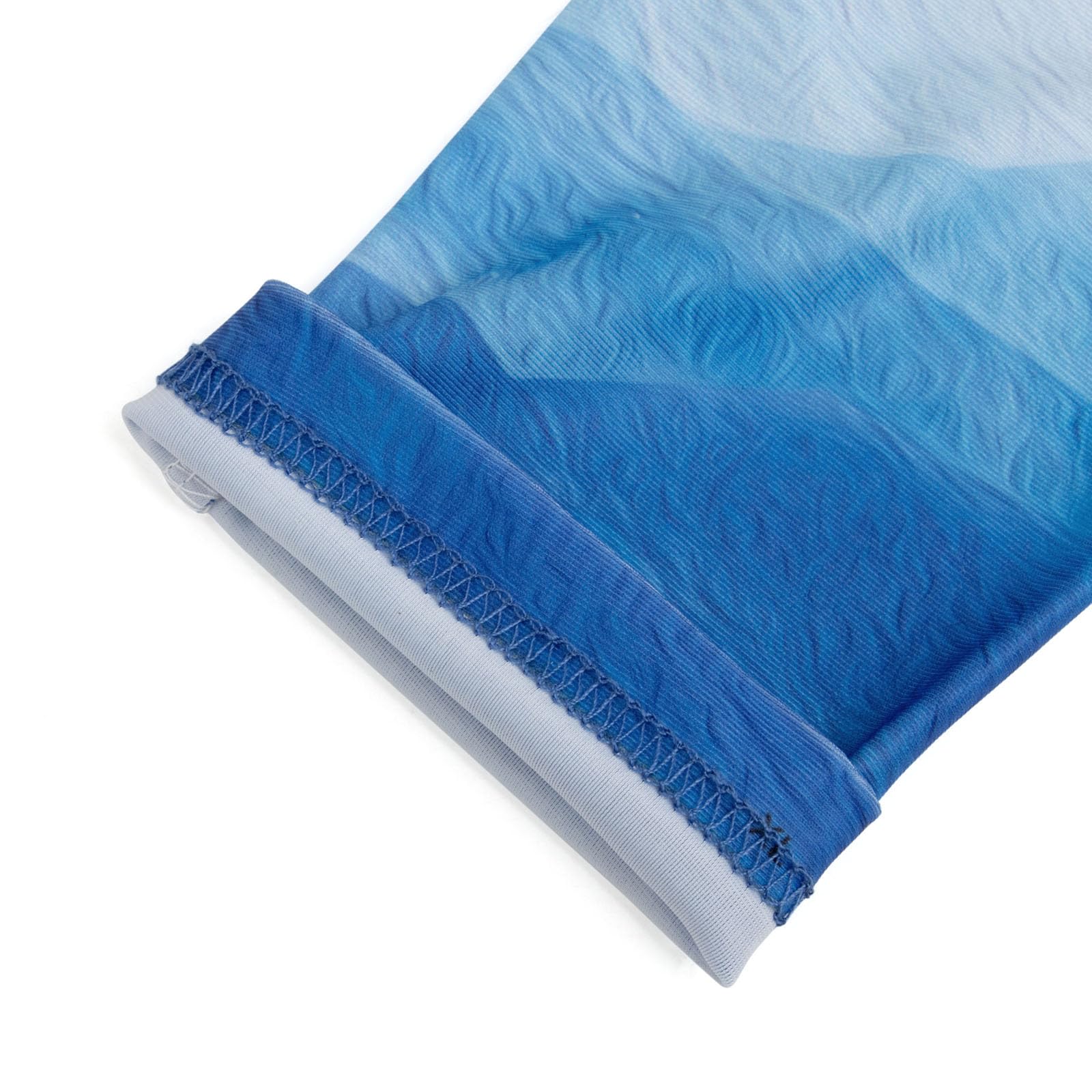 TopTie 10 Pares Mangas de Brazo Personalizadas con Logotipo sin Costuras Proteger el Suelo para fútbol Baloncesto Voleibol Azul