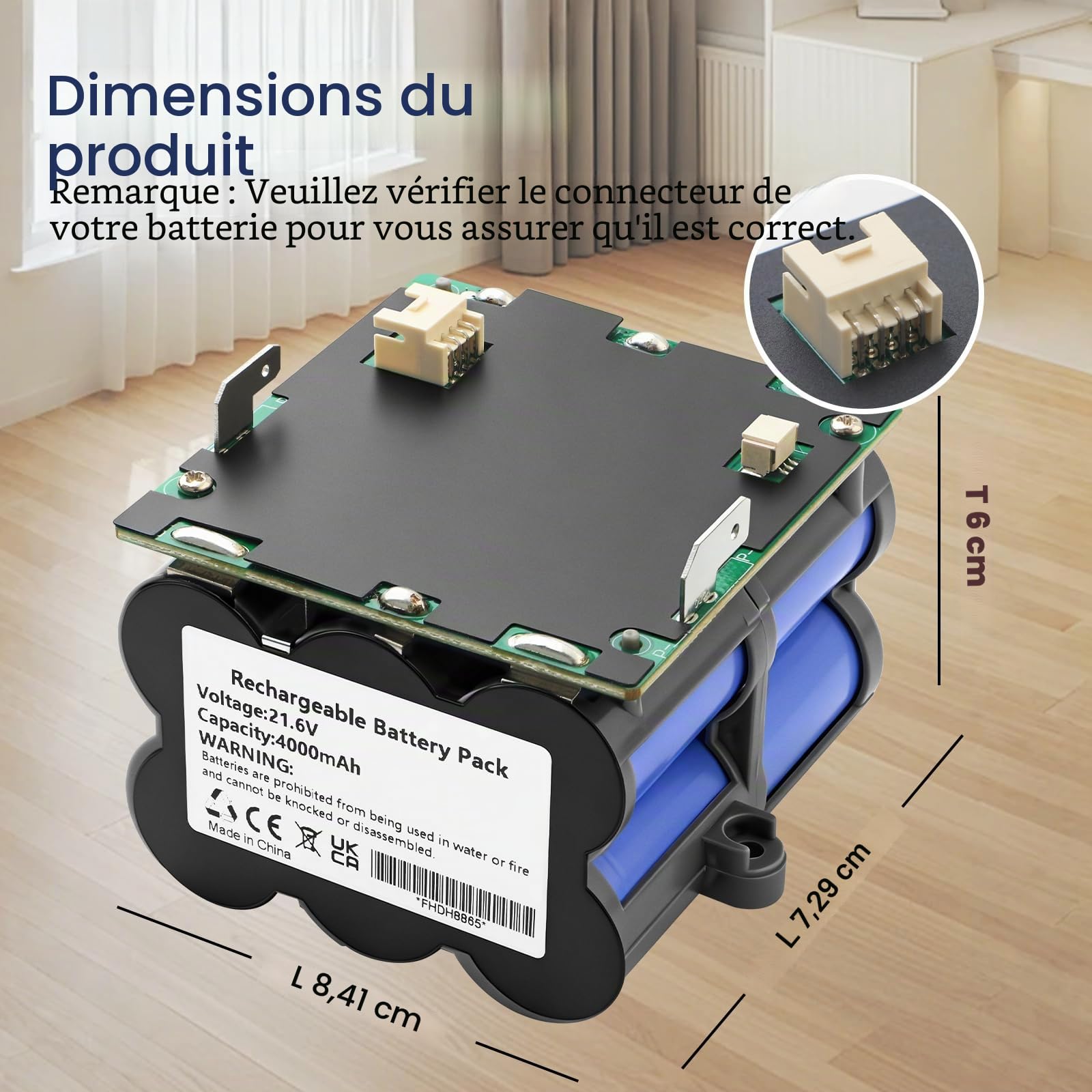 Aspirateur Batterie pour Tineco Floor One S5 Pro 2, S5 Smart, S5 Steam