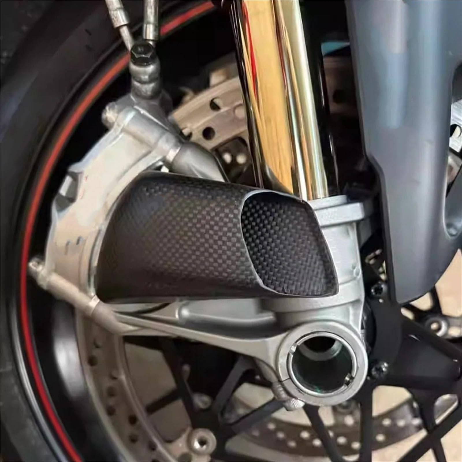 Caliper Bracket Radiator Cover Brake Cooling Mount Do Ducati Panigale Streetfighter MTS V4 V4S V4SP SP SP2