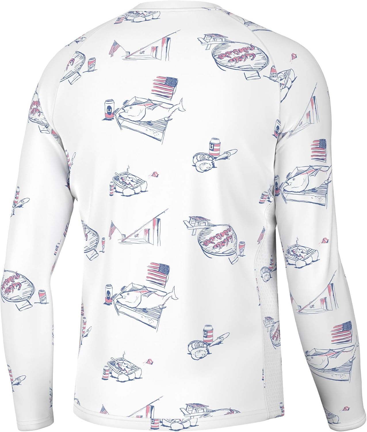 HUK Men's Pursuit Pattern, Sun Protecting Fishing Shirt