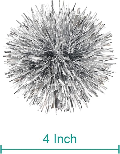 Miniatura 30 de CT CRAFT LLC 12 lazos de oropel autoadhesivos de 4 pulgadas x 12 unidades, accesorio para envolver regalos, vacaciones, Navidad, fiesta de cumpleaños