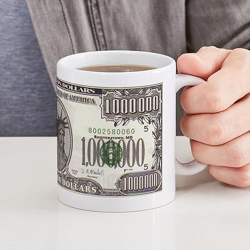 Miniatura 6 de CafePress Taza de café de cerámica Million Dollar (11 oz)