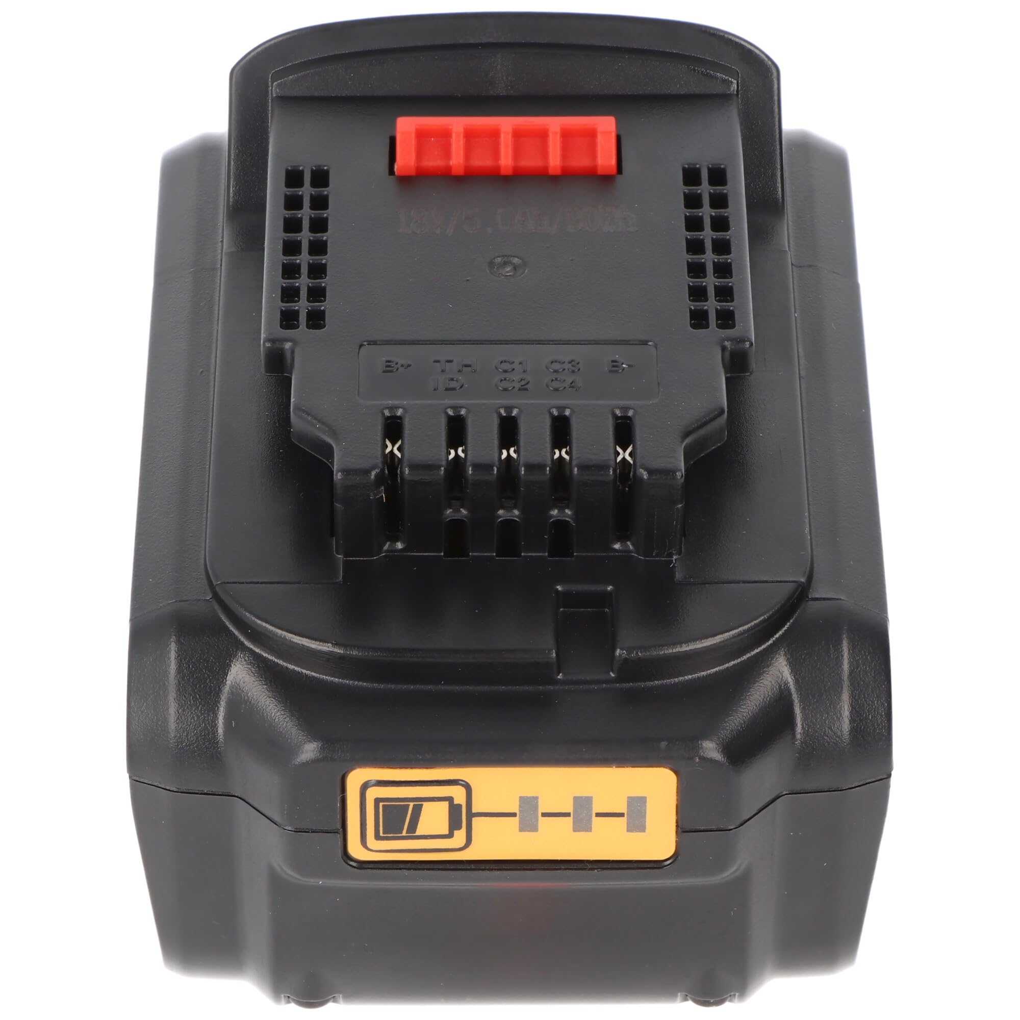 AccuCell - Batería para Dewalt DCB180, DCB181, DCB182, DCB183, DCB185, DCB200, DCB201, DCB203, DCB204 (ion de litio, 5 Ah)