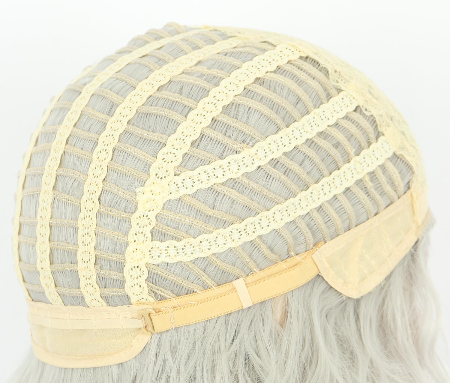 karlery Men Long Curly Grey Wizard Wig and Fake Beard Halloween Cosplay Costume Accessory Wig - Image 6