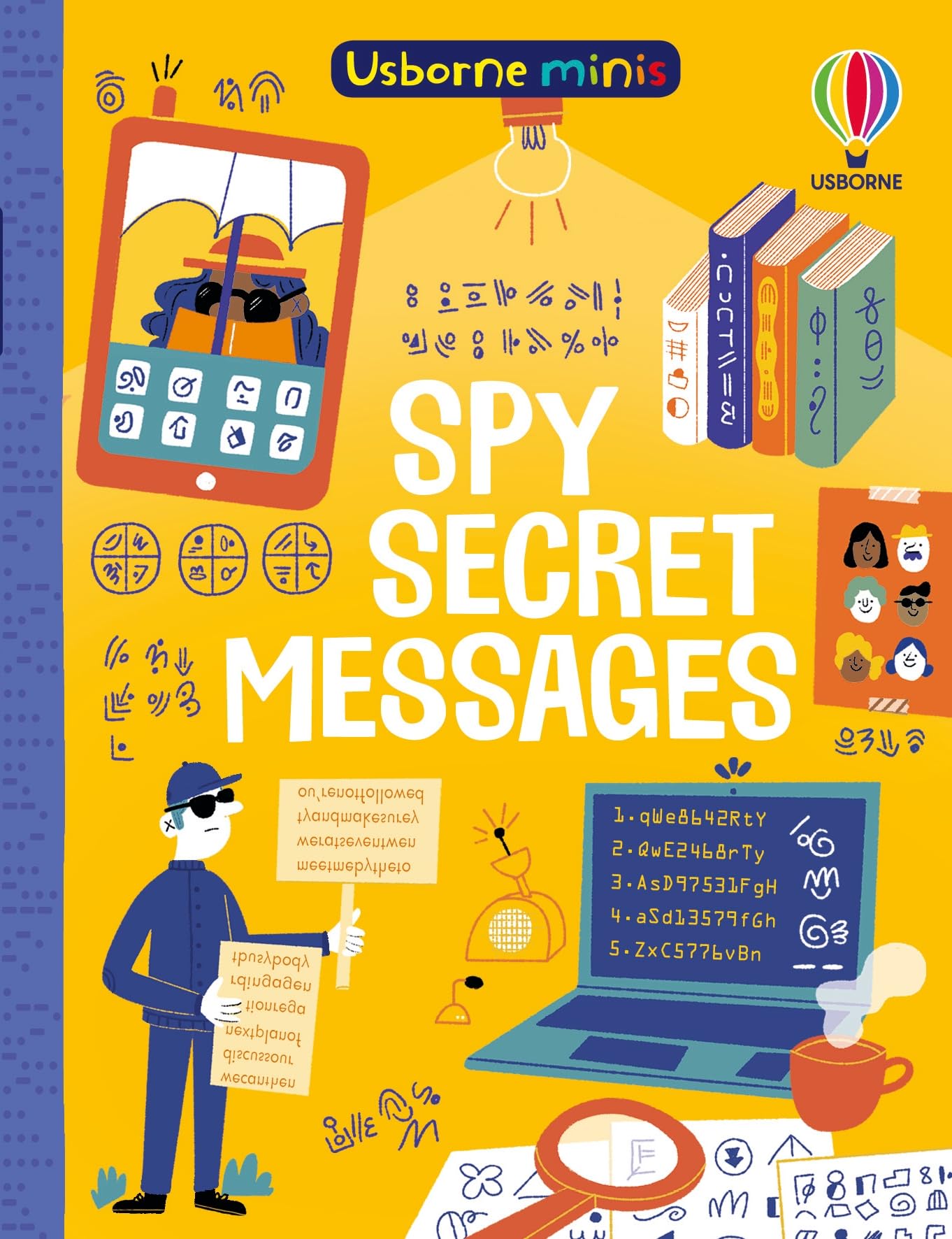 Simon Tudhope Spy Secret Messages Book - Kids Puzzle Book