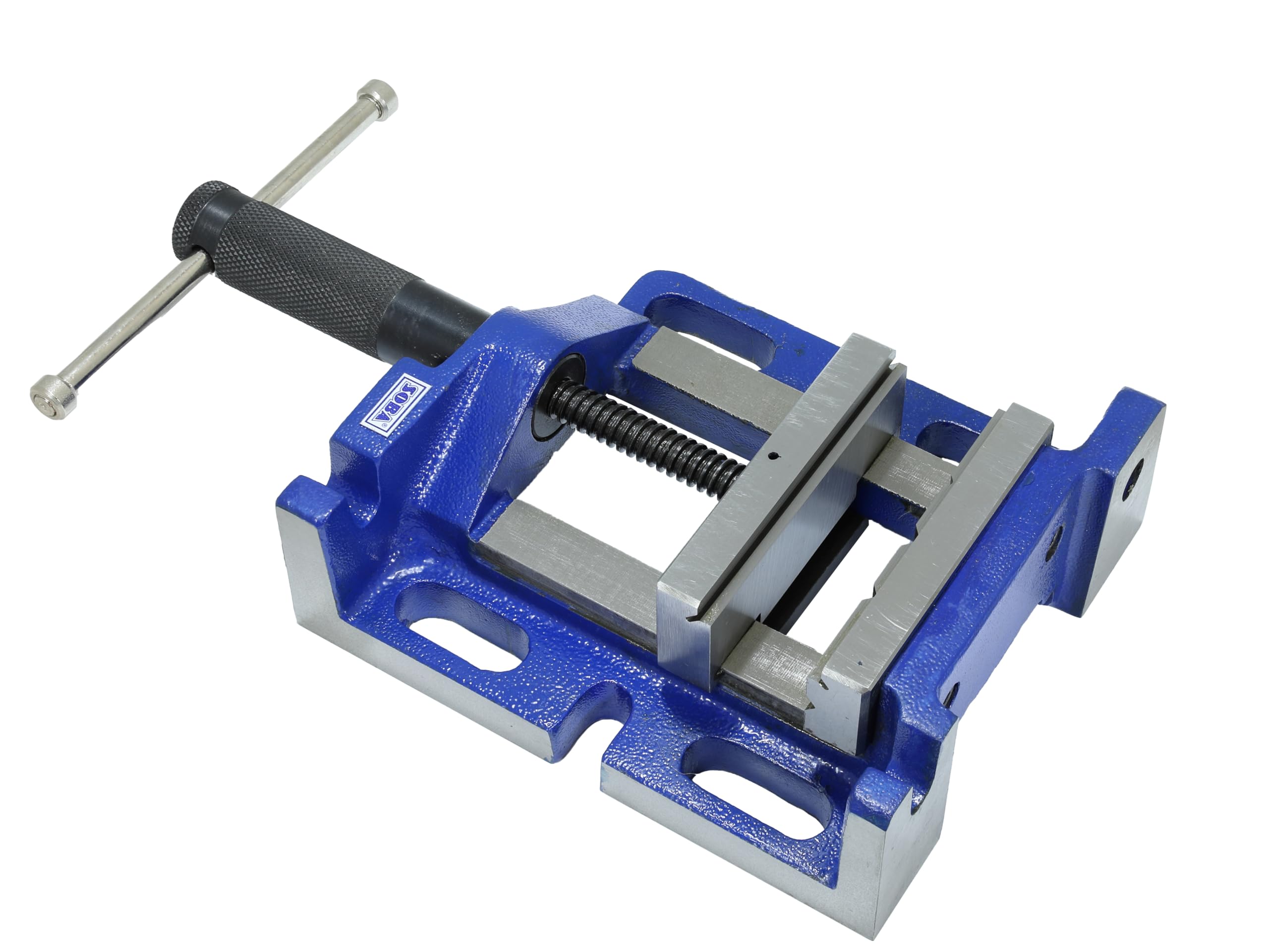 Soba Bohrmaschinen Schraubstock – Montierbar In 3 Positionen, Spannweite 90mm, Backenbreite 100mm