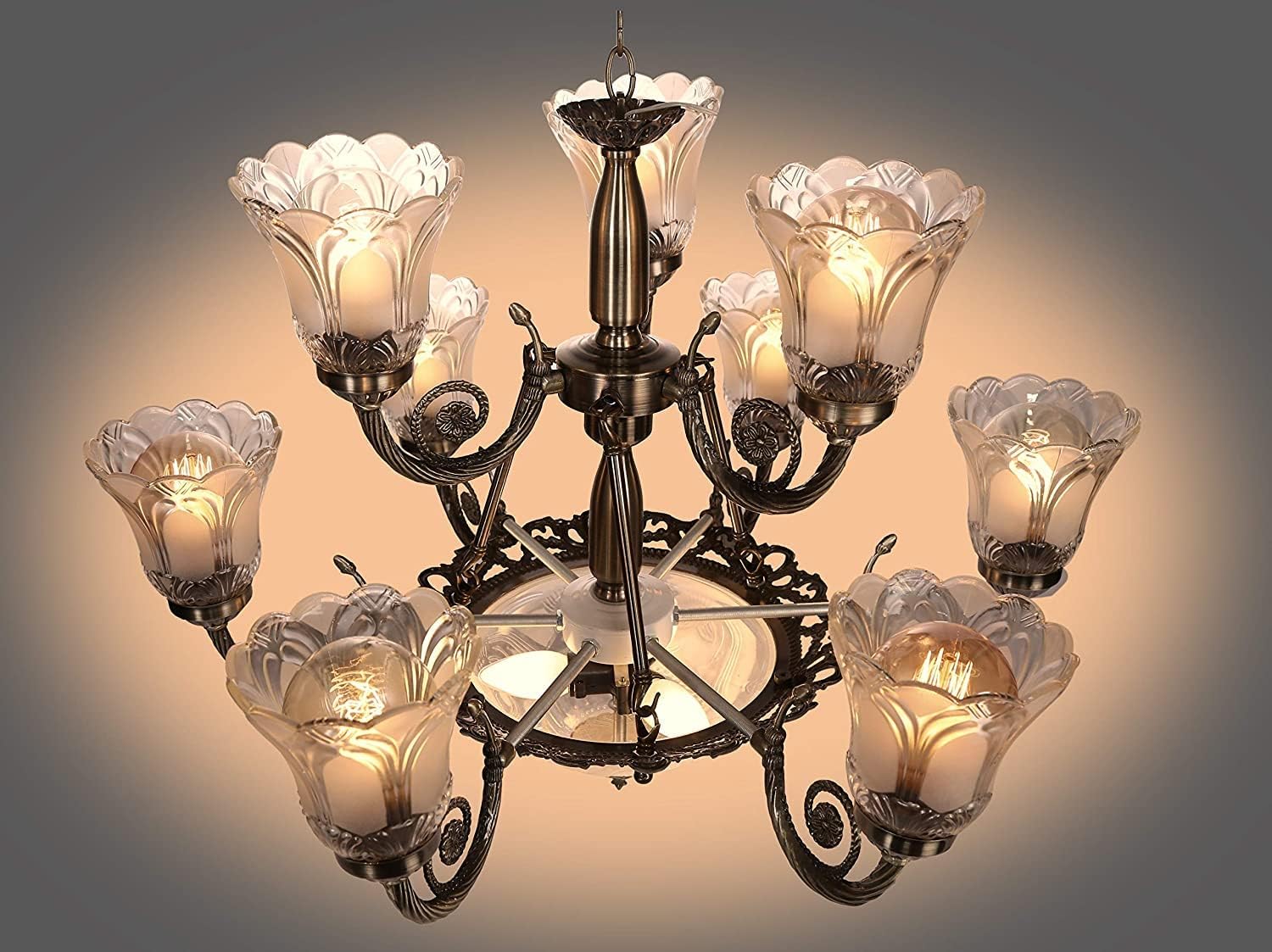 Modern Black Chandelier - Farmhouse Lighting -2