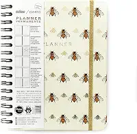 Planner Permanente Wire-O Melissa Semanal Notas A5 Favo De Abelhas, Cicero