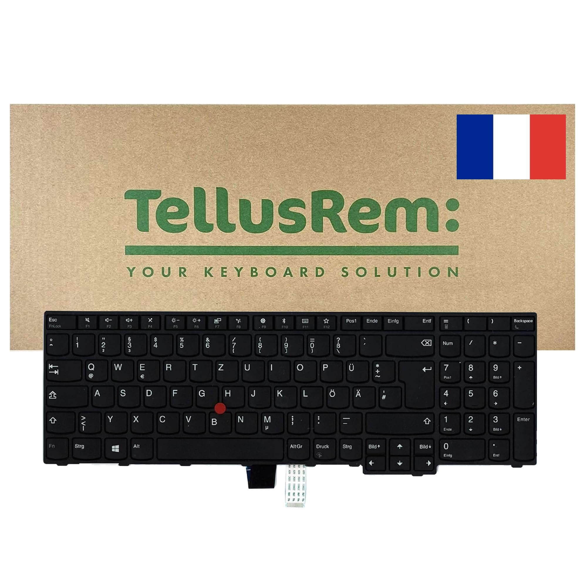 Lenovo ThinkPad E570 E575 E570C Klawiatura Francuska Niepodświetlana Zastępcza