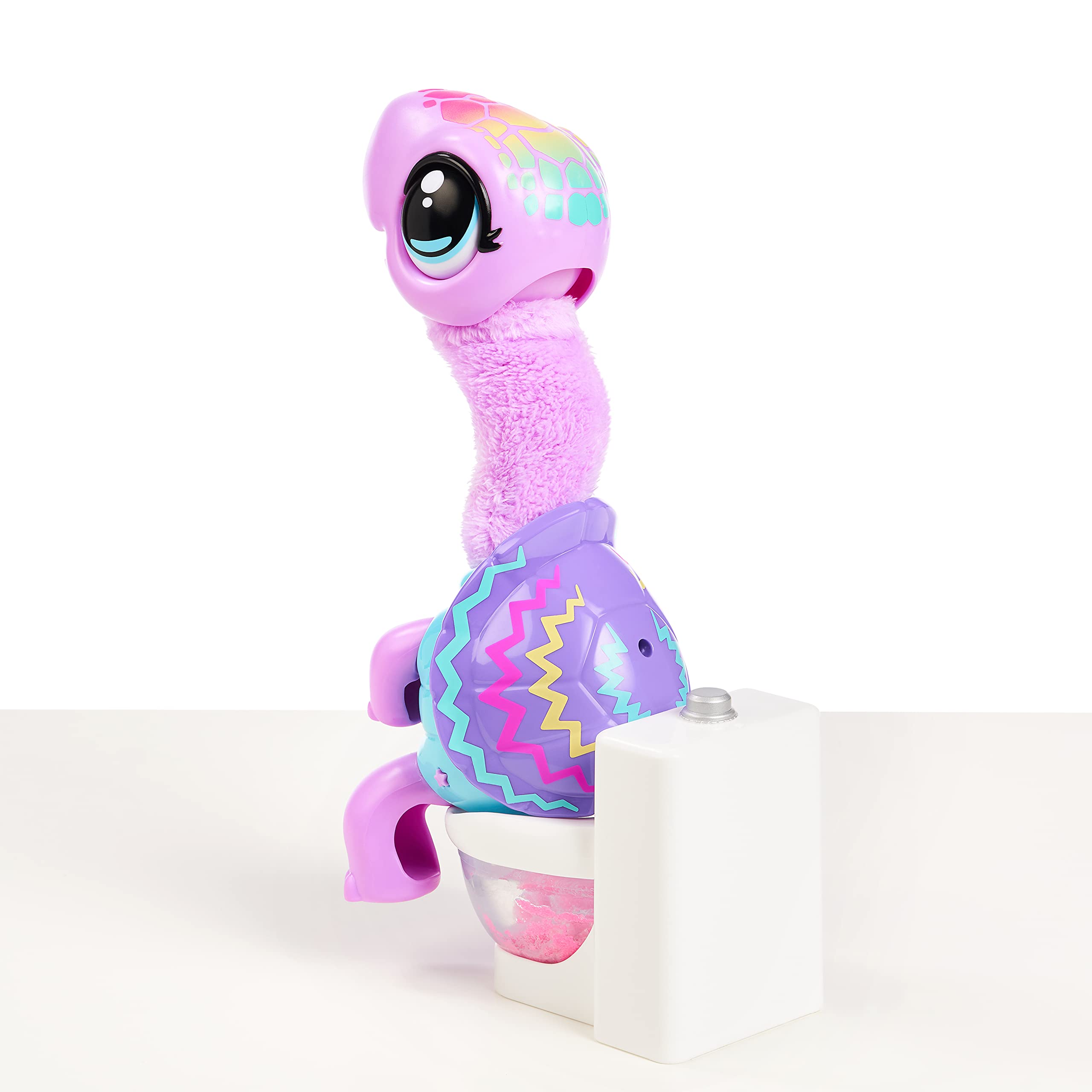 Little Live Pets - Gotta Go Turdle | Interactive Plush Rainbow Turtle That Wiggles, Poops, and Talks. Reusable Food. Batteries Included. for Ages 4+