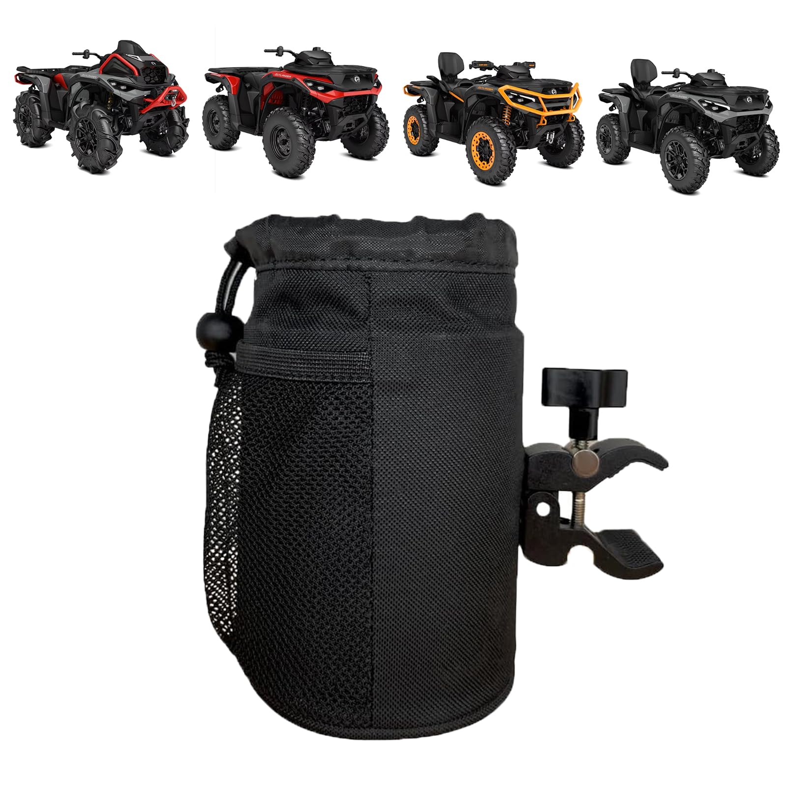 Suporte De Copo Para UTV - Universal Com Braçadeira Jacaré