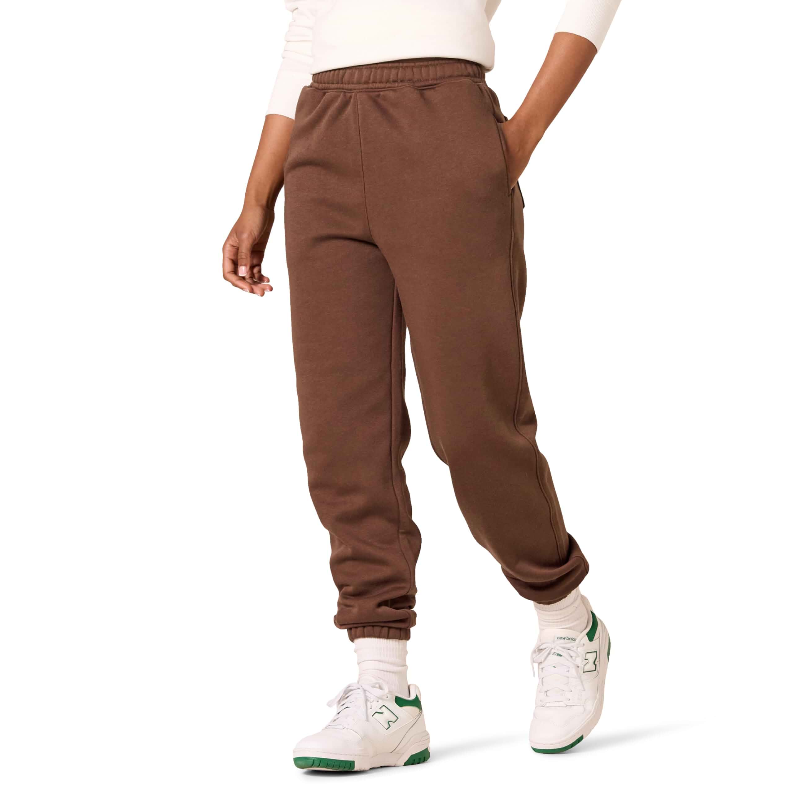 Amazon Essentials Women's Relaxed Fit Sweatpants Joggers with Elastic Waist, Mid Rise (Available in Plus Size) Joggers · Relaxed