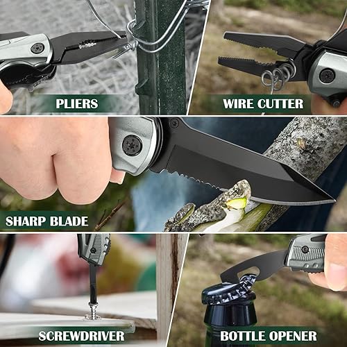 Miniatura 3 de Regalos para hombres, papá, novio, cuchillo de bolsillo multiherramienta para hombres, aniversario, Navidad, regalos para cumpleaños, herramientas