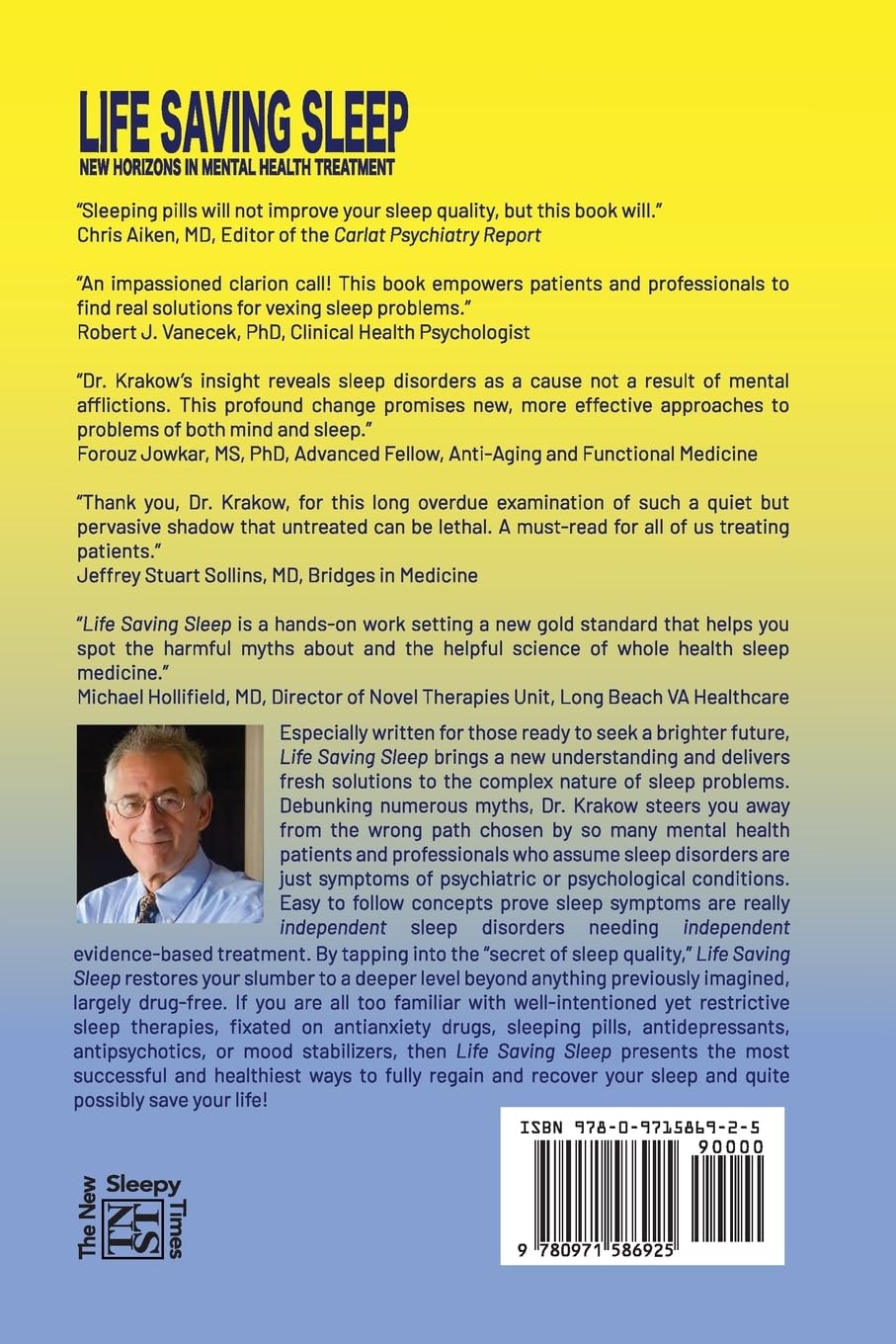 Life Saving Sleep: New Horizons in Mental Health Treatment