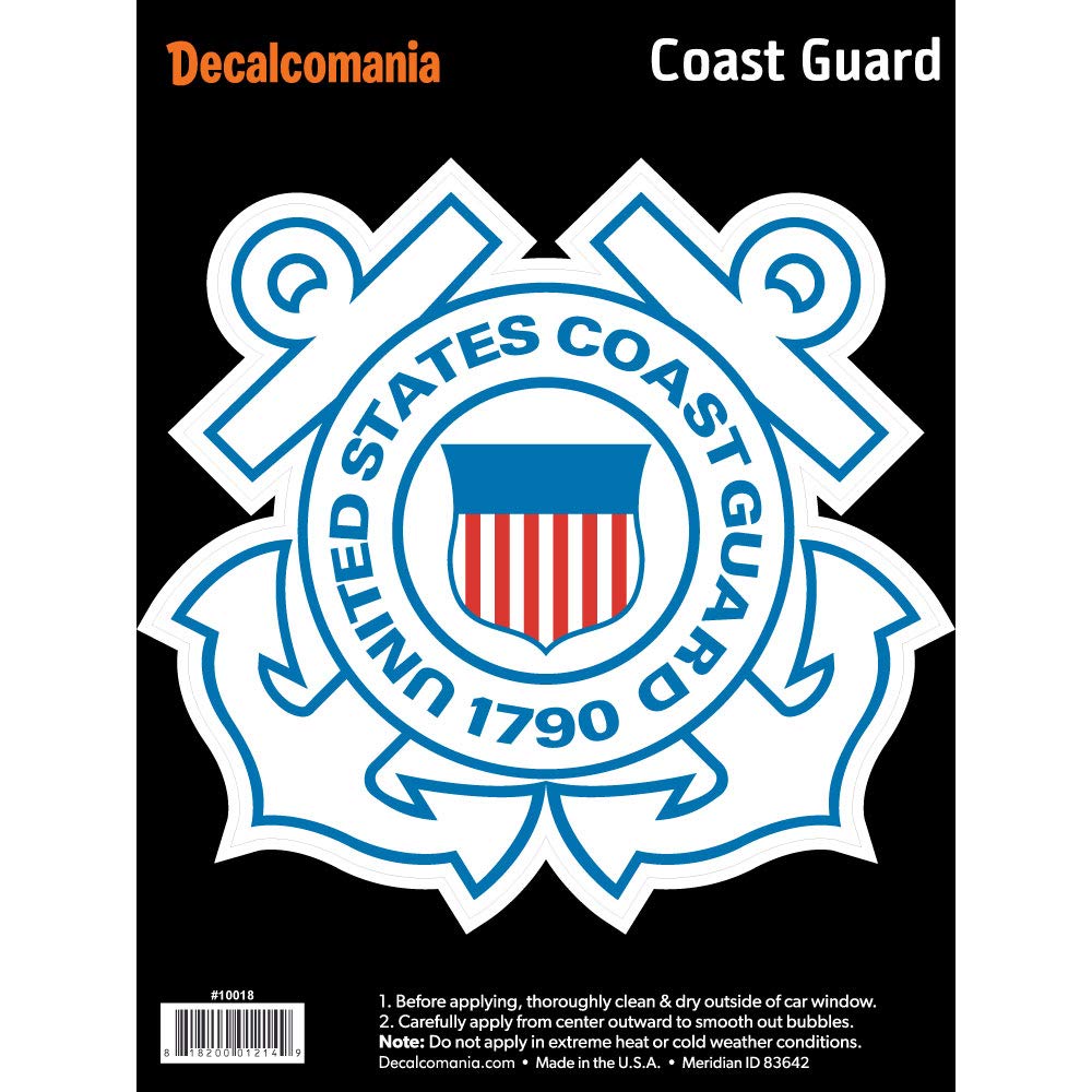 United States Coast Guard Licensed 6" Logo Car Truck Vinyl Sticker Vehicle Decal