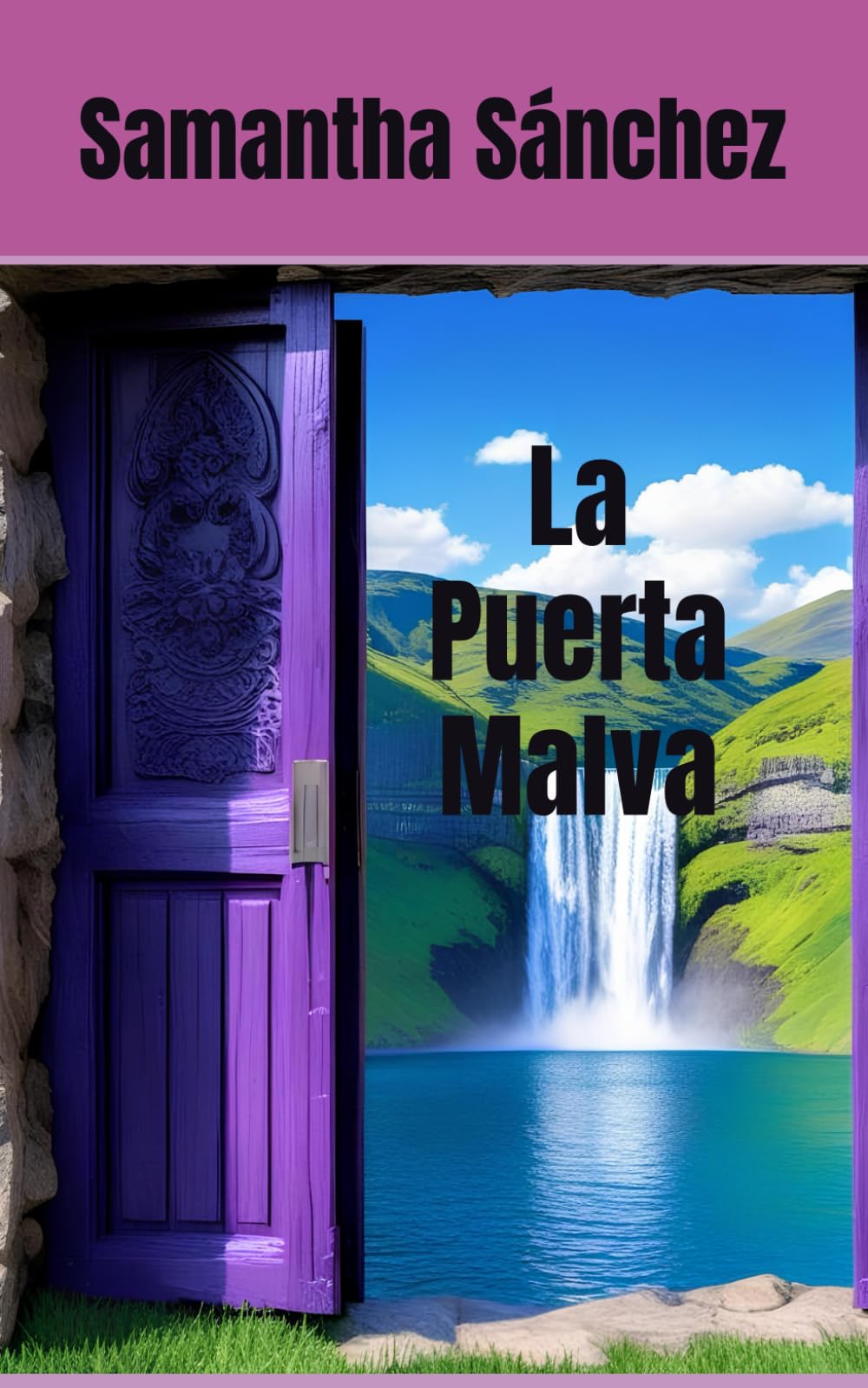 La Puerta Malva: Libro de fantasía YA, sobre dos mundos, donde el personaje principal lucha contra la depresión y los pensamientos suicidas.