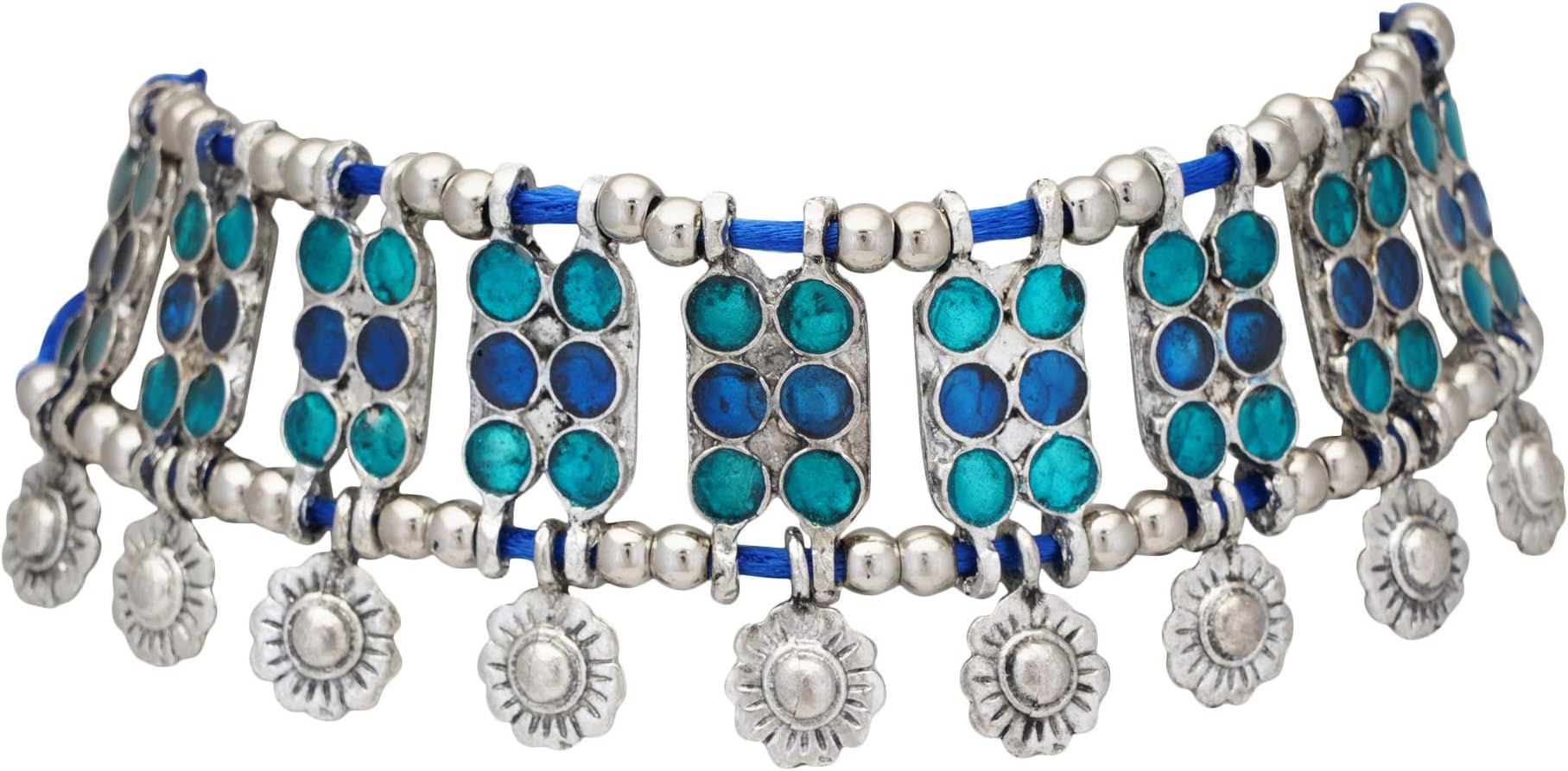 Shreyadzines Metal, Enamel Alloy and Choker Necklace for Women & Girls