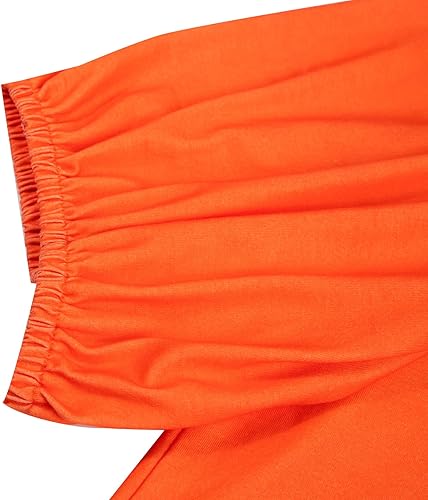 Miniatura 7 de Camisa de calabaza de Halloween para mujer, con cara de farol, media cremallera, camiseta con estampado de calabaza de otoño