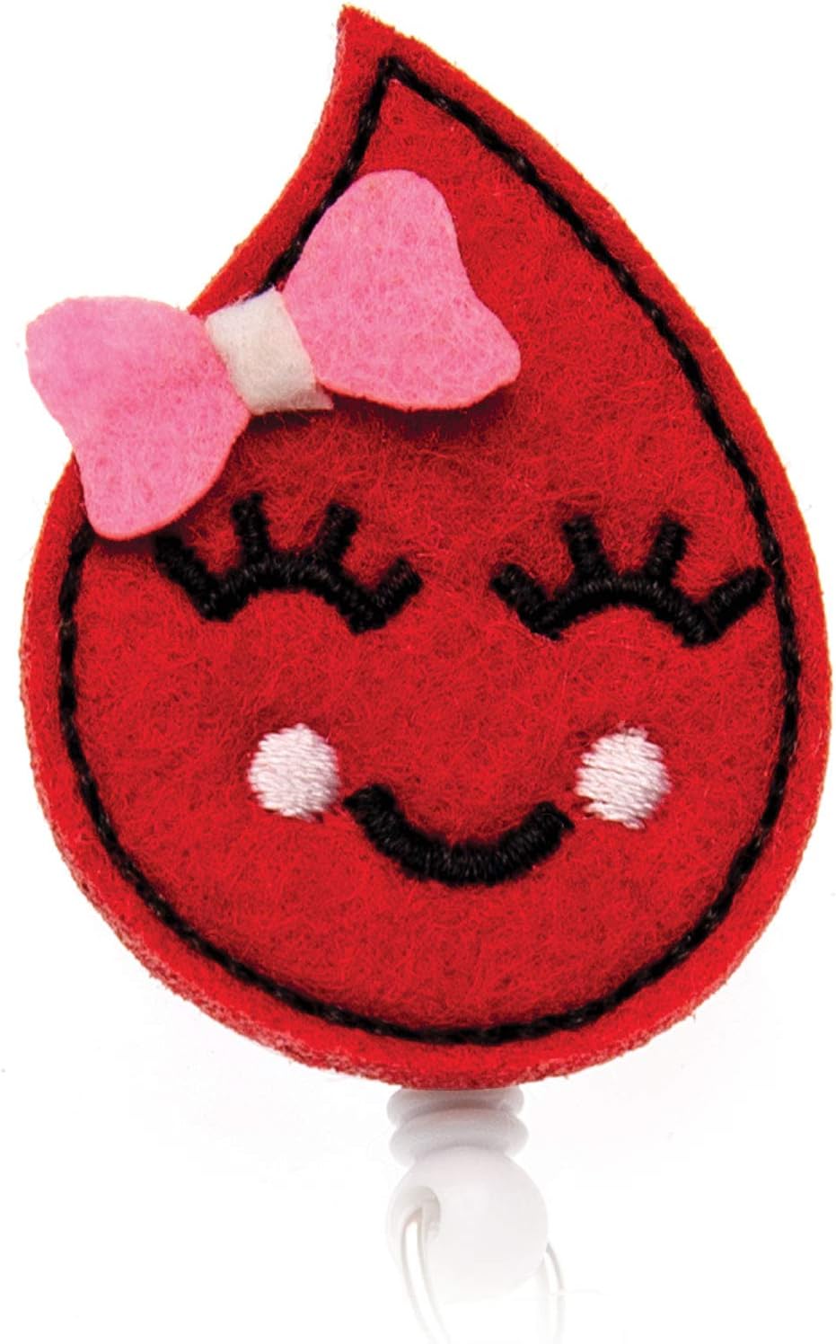 Blood Droplet Nurse Badge Reel - Cute Phlebotomist and Hospital Staff Gift - Nurse Badge Clip - Lab Technician Gift