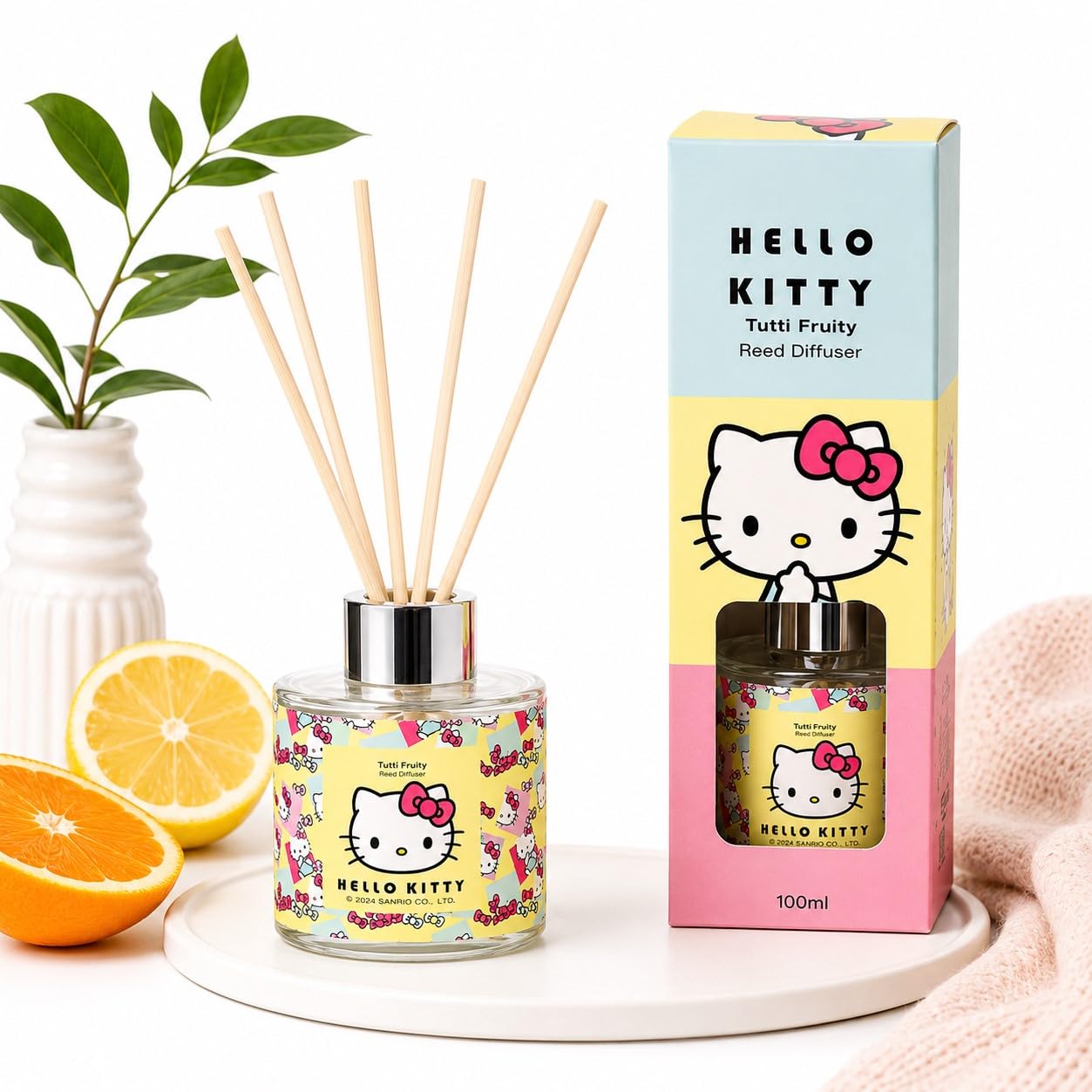 Hello Kitty Original Collection Repeat Printed Tutti Fruitty 100Ml Diffuser