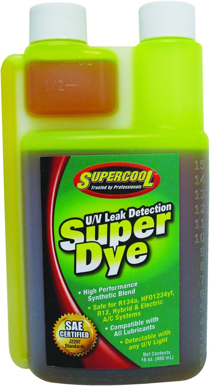 TSI Supercool 22816 Yellow SAE Certified Super Dye, 8 oz