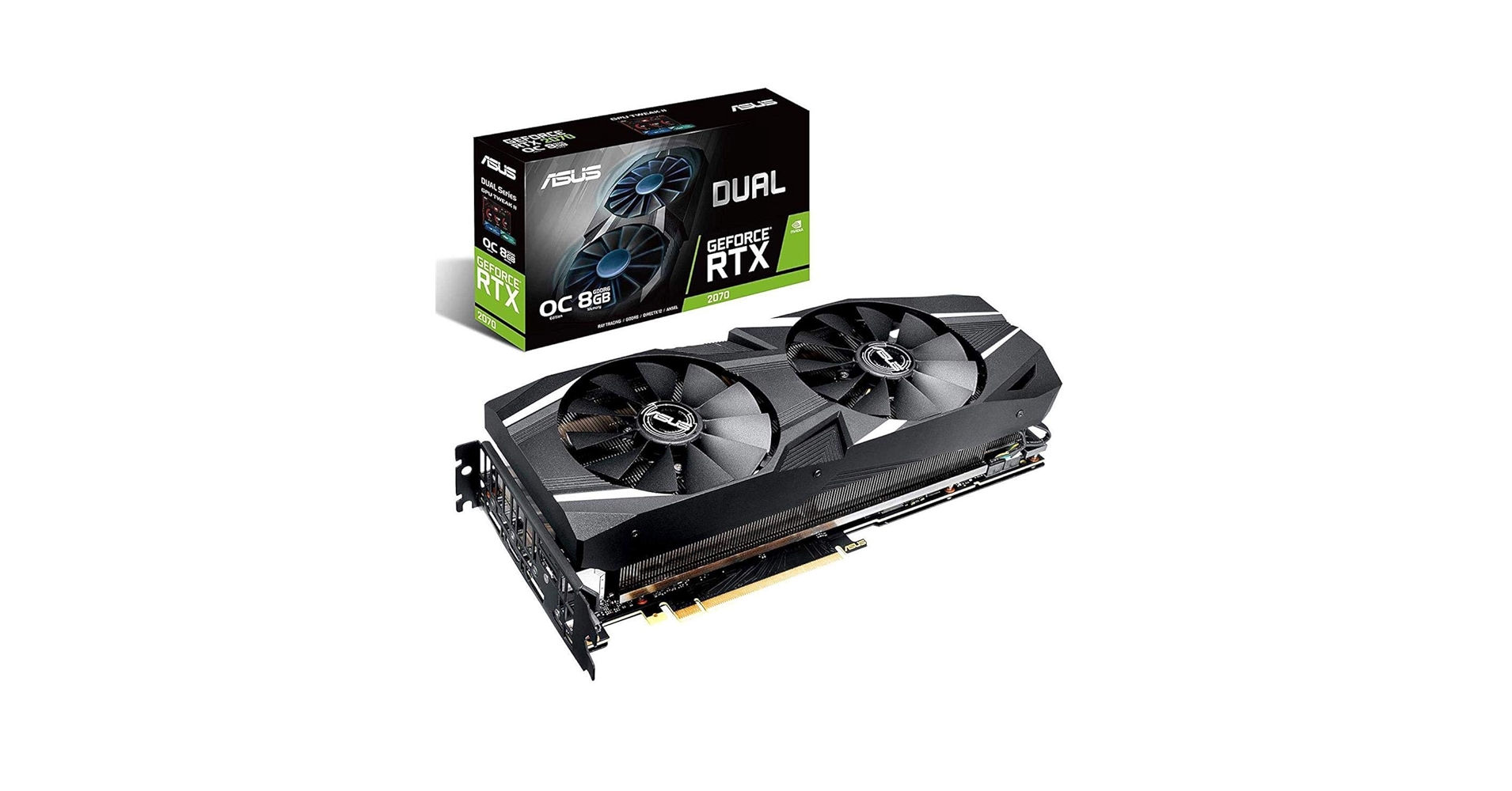 グラフィックボード・グラボ・ビデオカード ASUS DUAL GeForce RTX 2070 Super 8GB Amazon.com: ASUS GeForce RTX 2070 Super Overclocked 8G EVO GDDR6