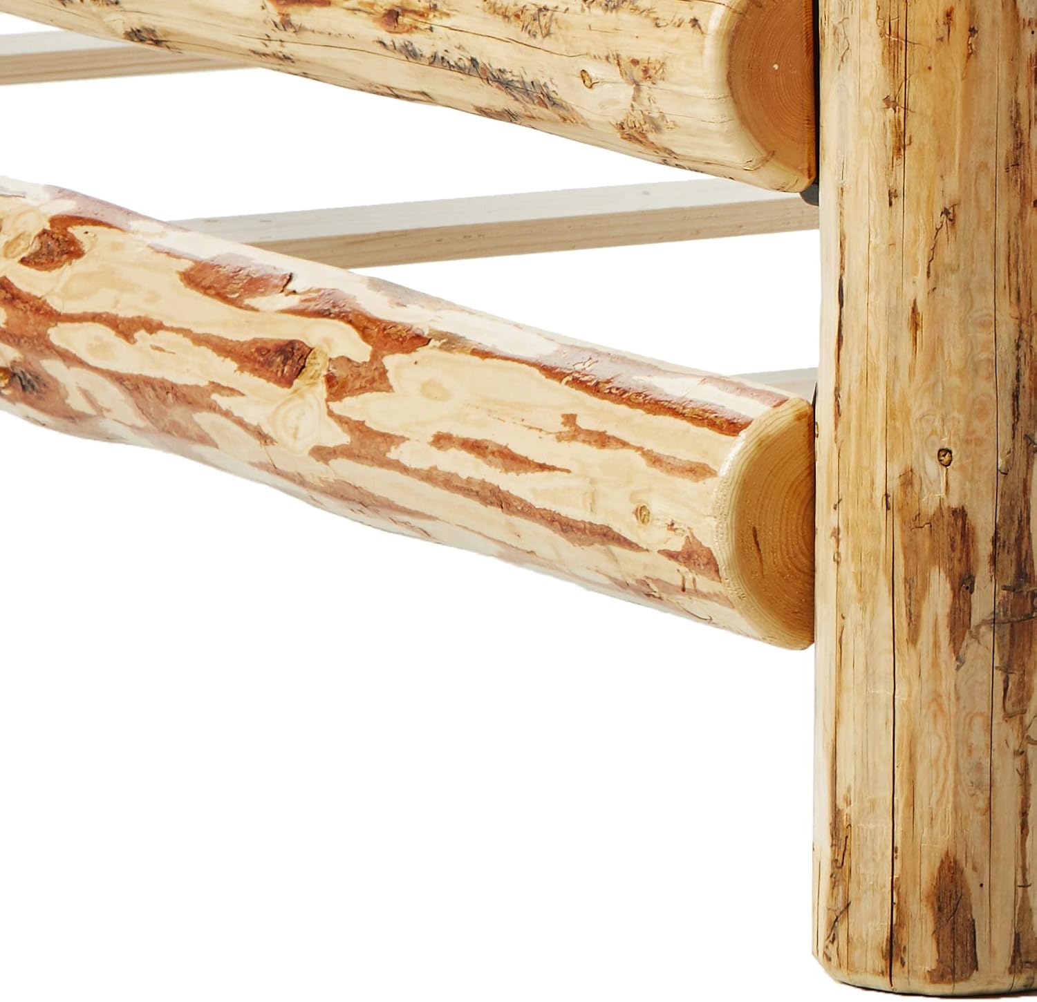 Montana Woodworks Log Furniture - Queen Bed - Varnished