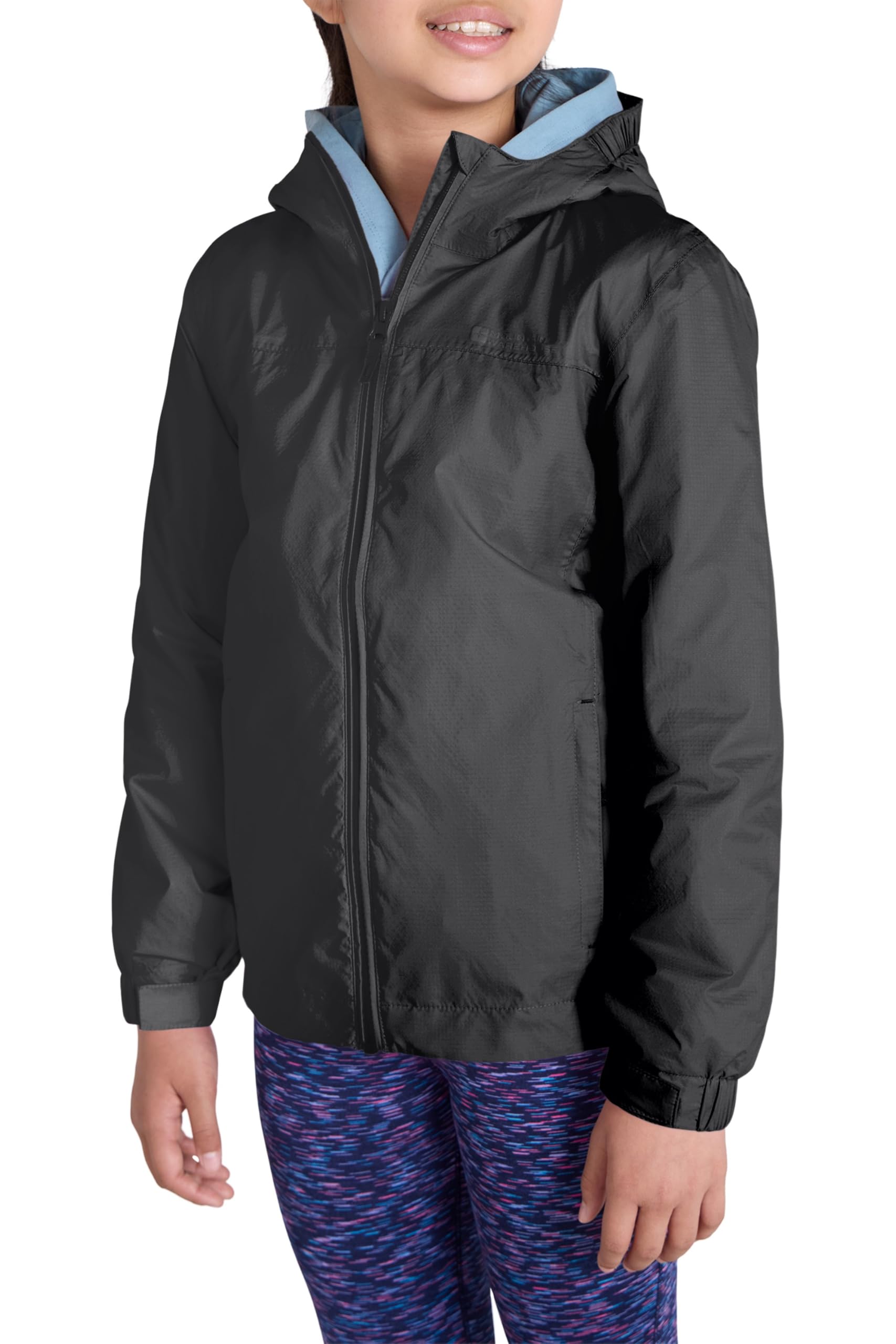 Mountain Warehouse Jet Black Torrent Kids Waterproof Rain Jacket Jet Blac 5-6Y