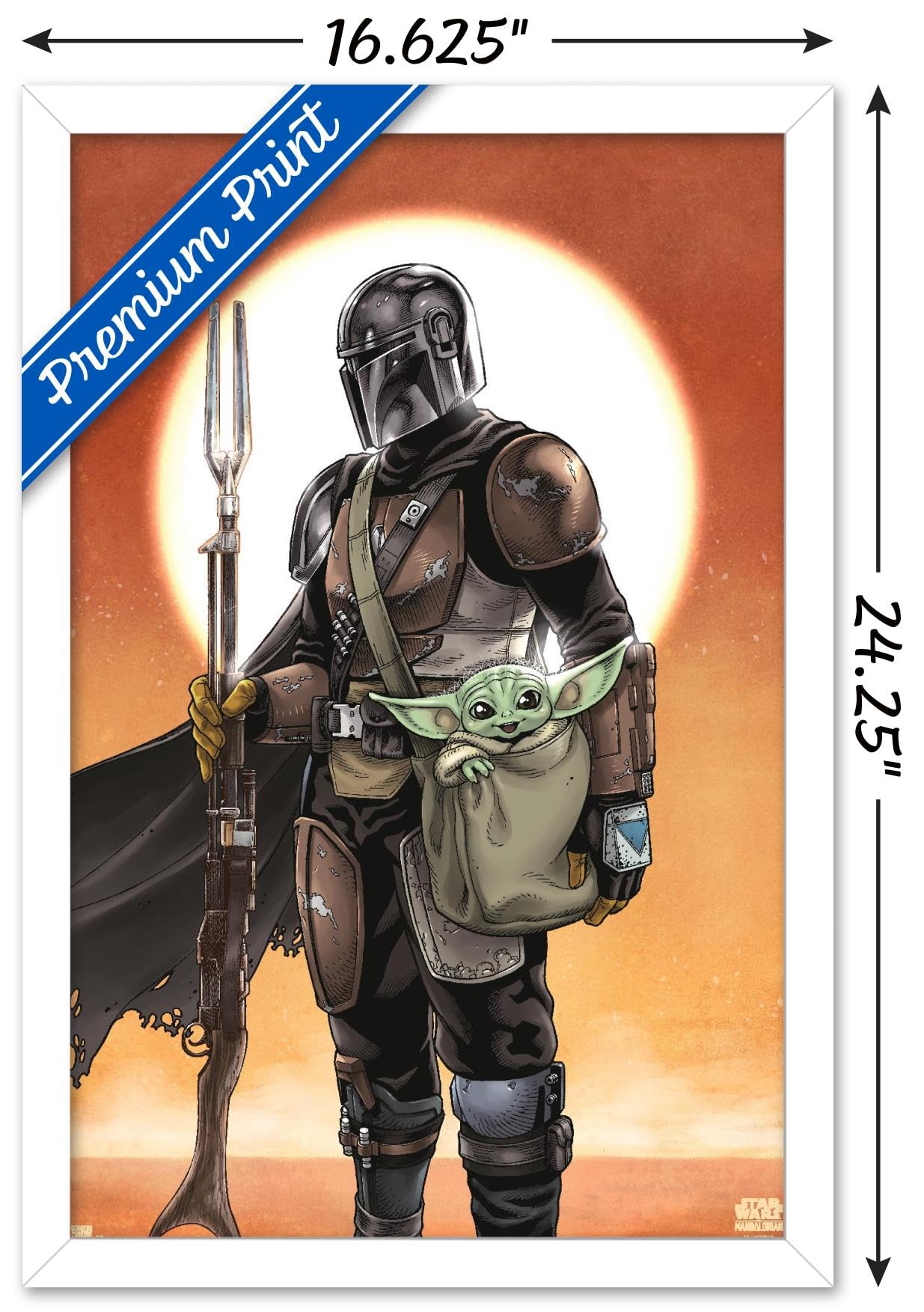 Amazon.com: Star Wars: The Mandalorian - Manga Duo Wall Poster
