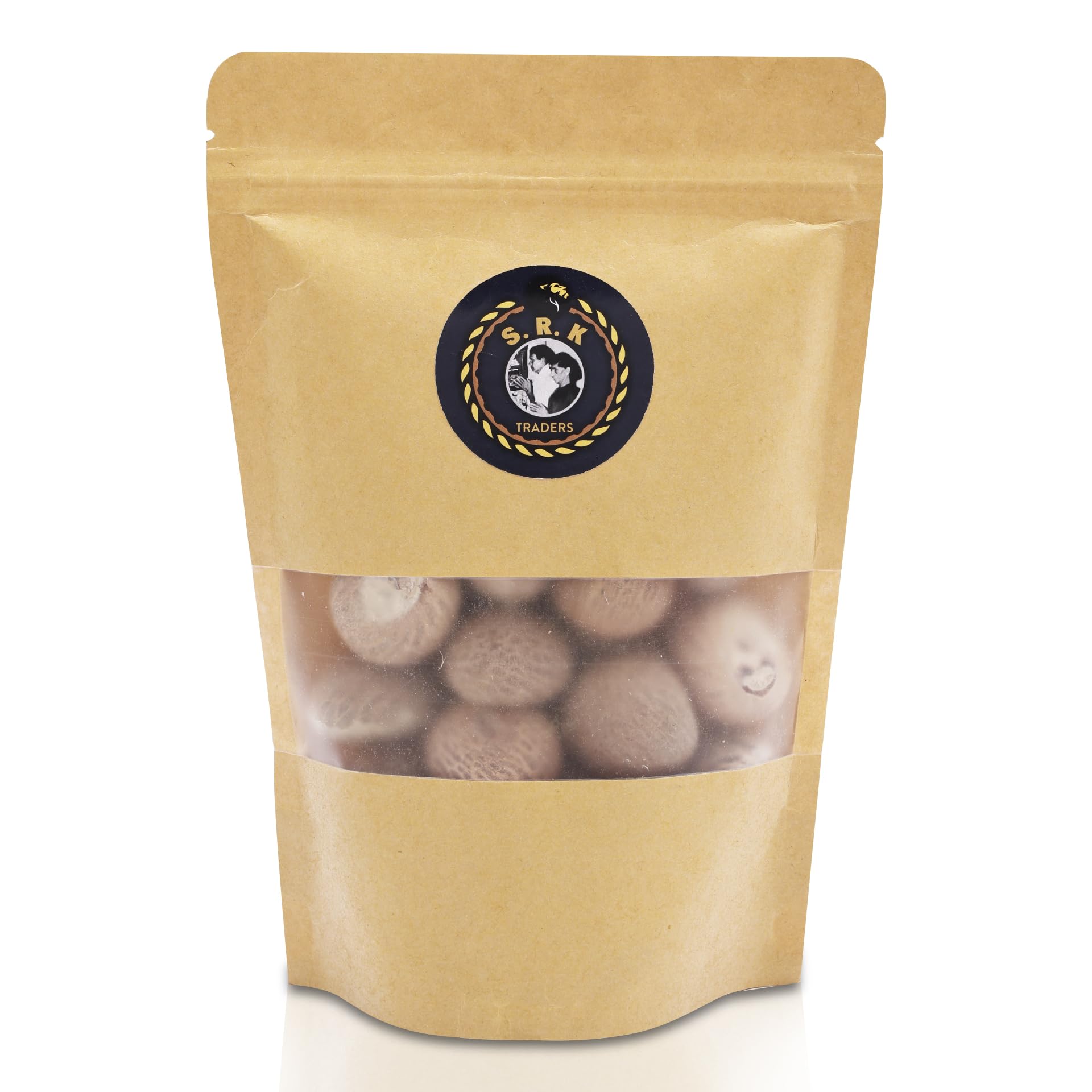 SRK Traders Moti Fresh Areca Nut (Single Choll)|Large Size Arecanut|Whole Arecanut|250Gm|Pooja Supari|Betel Nut