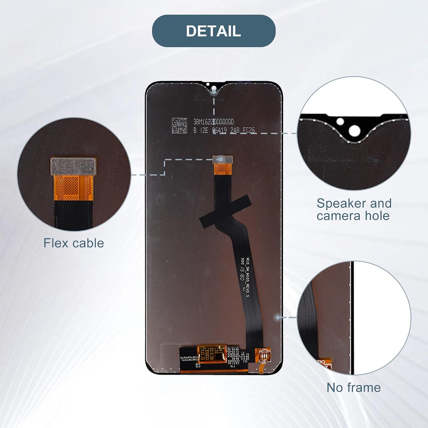 New LCD Screen Compatible with Samsung Galaxy A10 2019 SM-A105 A105F LCD Touch Screen Display Assembly + Tools(Only fit A10)