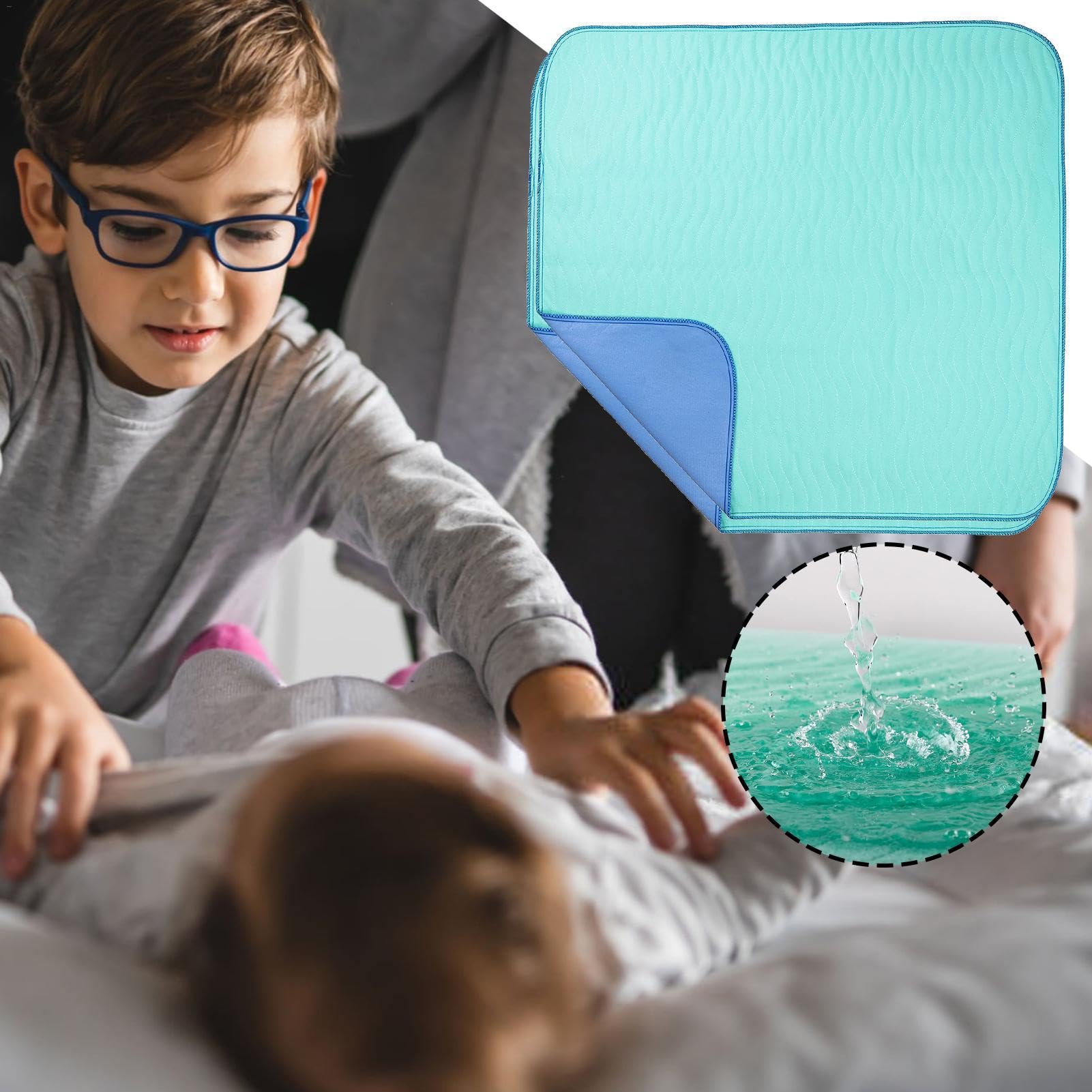 Coprimaterasso lavabile impermeabile | Lavabile per bambini –