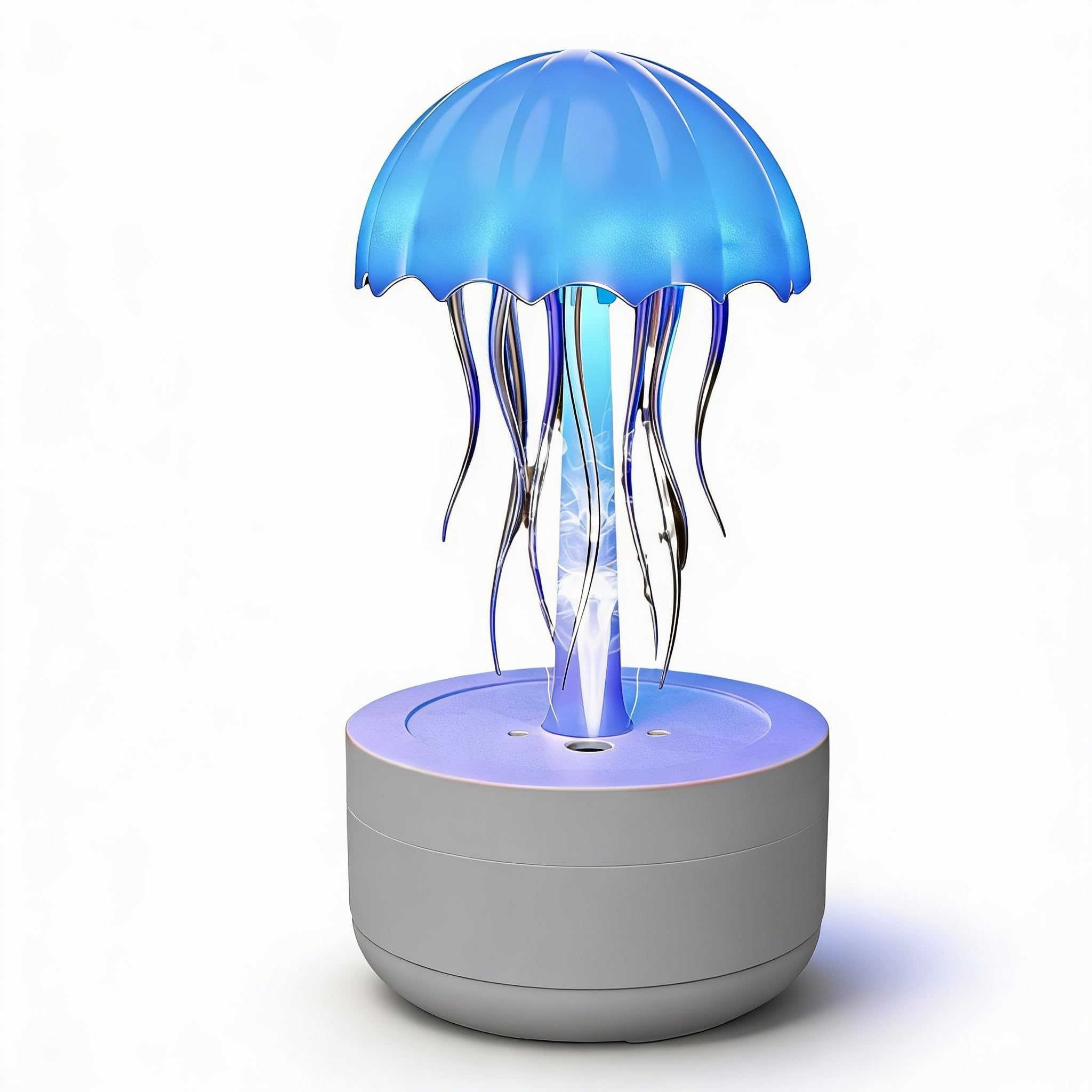 Jellyfish Dance Small Humidifier Cute Mini Humidifier 300ml Desk Essential Oil Diffuser Floating Jelly Fish Lamp Humidifier Jelly