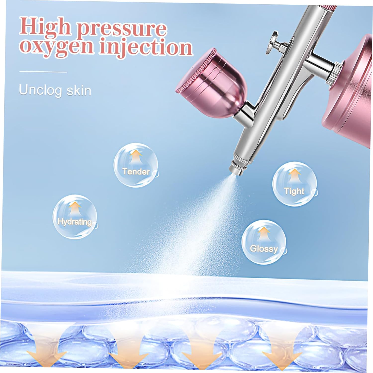 Cordless Airbrush Kit 900ma Aluminum Alloy for Spray Painting