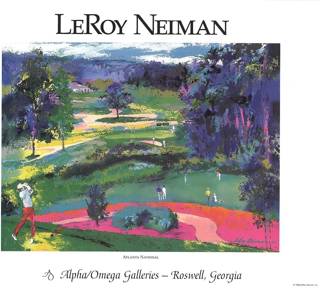 LeRoy Neiman - Atlanta National Art Print Offset Lithograph