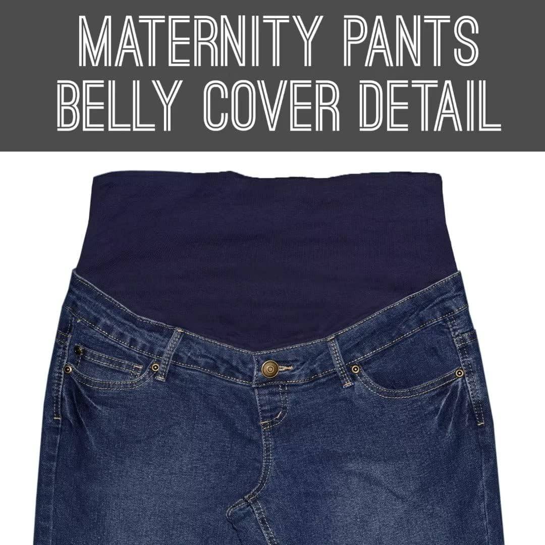 Hybrid & Company Women's Comfy Maternity Shorts | Soft stretch fabric, maternity support fit, Bermuda-length design, suitable for daily wear, travel, and casual comfort