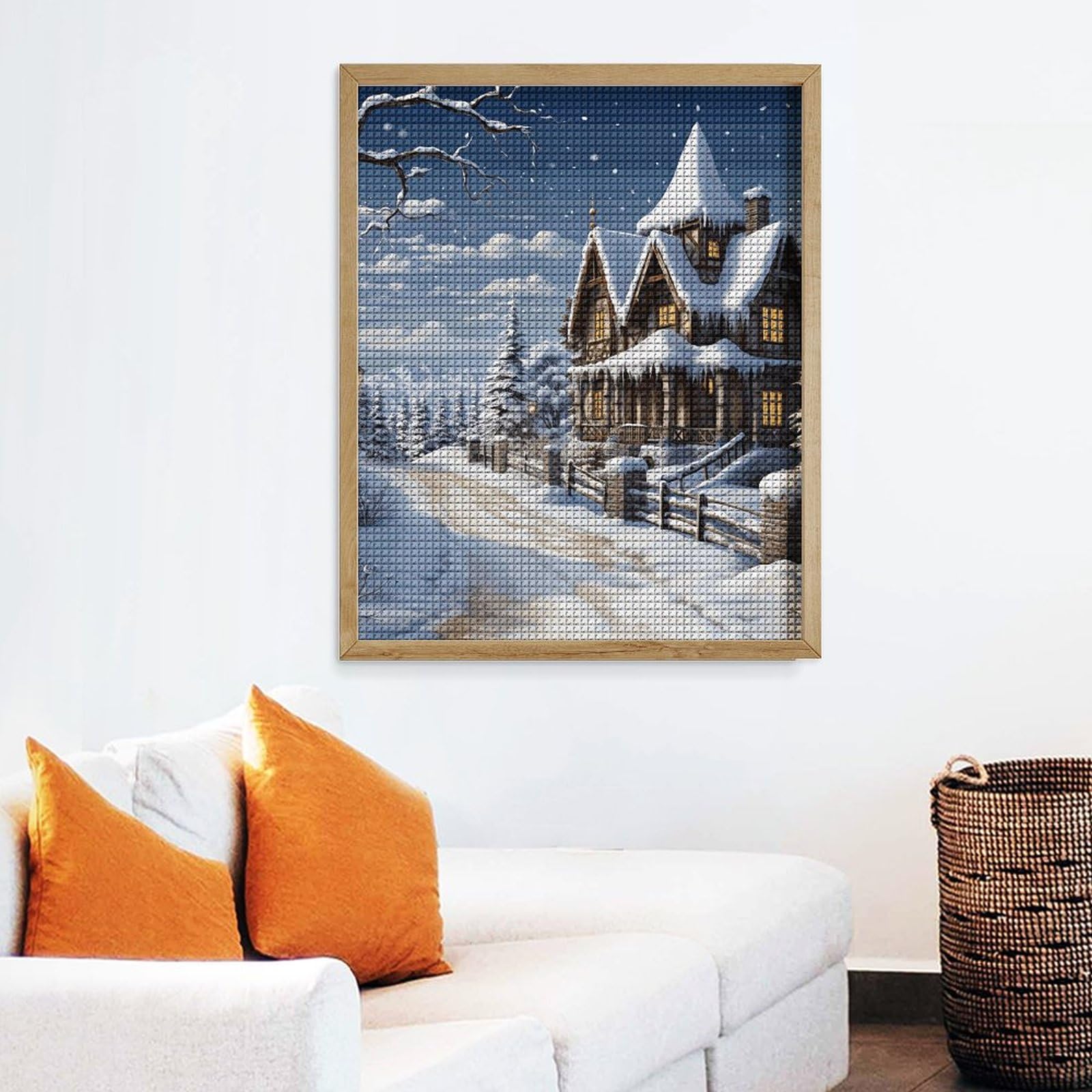 Amazon.com: Christmas Winter Happy Scene Diamond Art Kits for