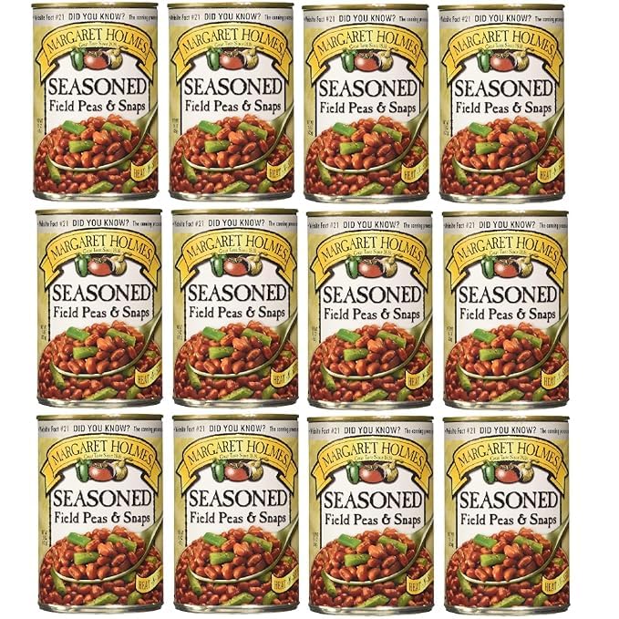 Seasoned Field Peas and Snaps 14.5 oz cans (Pack of 12)