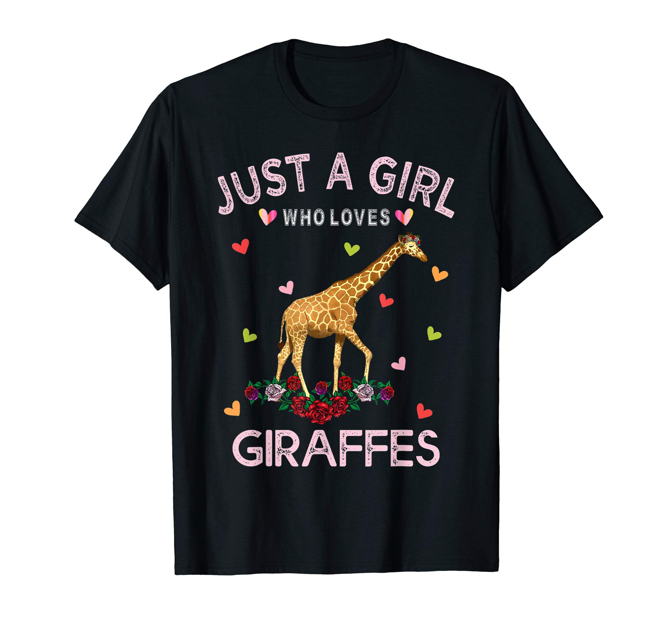 Giraffe Lover Women Gift Just A Girl Who Loves Giraffes T-ShirtOEKO-TEX STANDARD 100