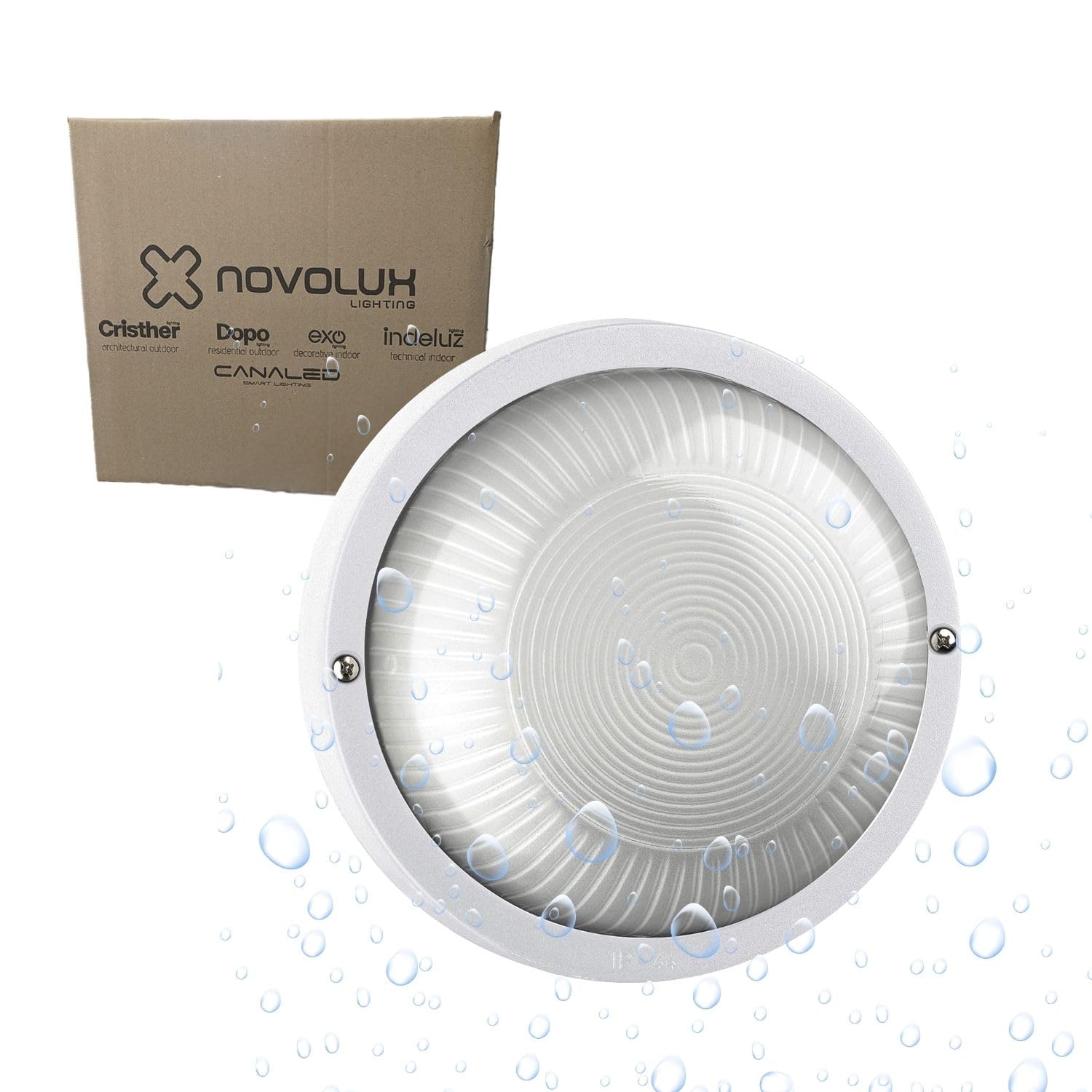 Applique extérieure FAR ronde E27 21W pour illuminer vos soirées sur le balcon
