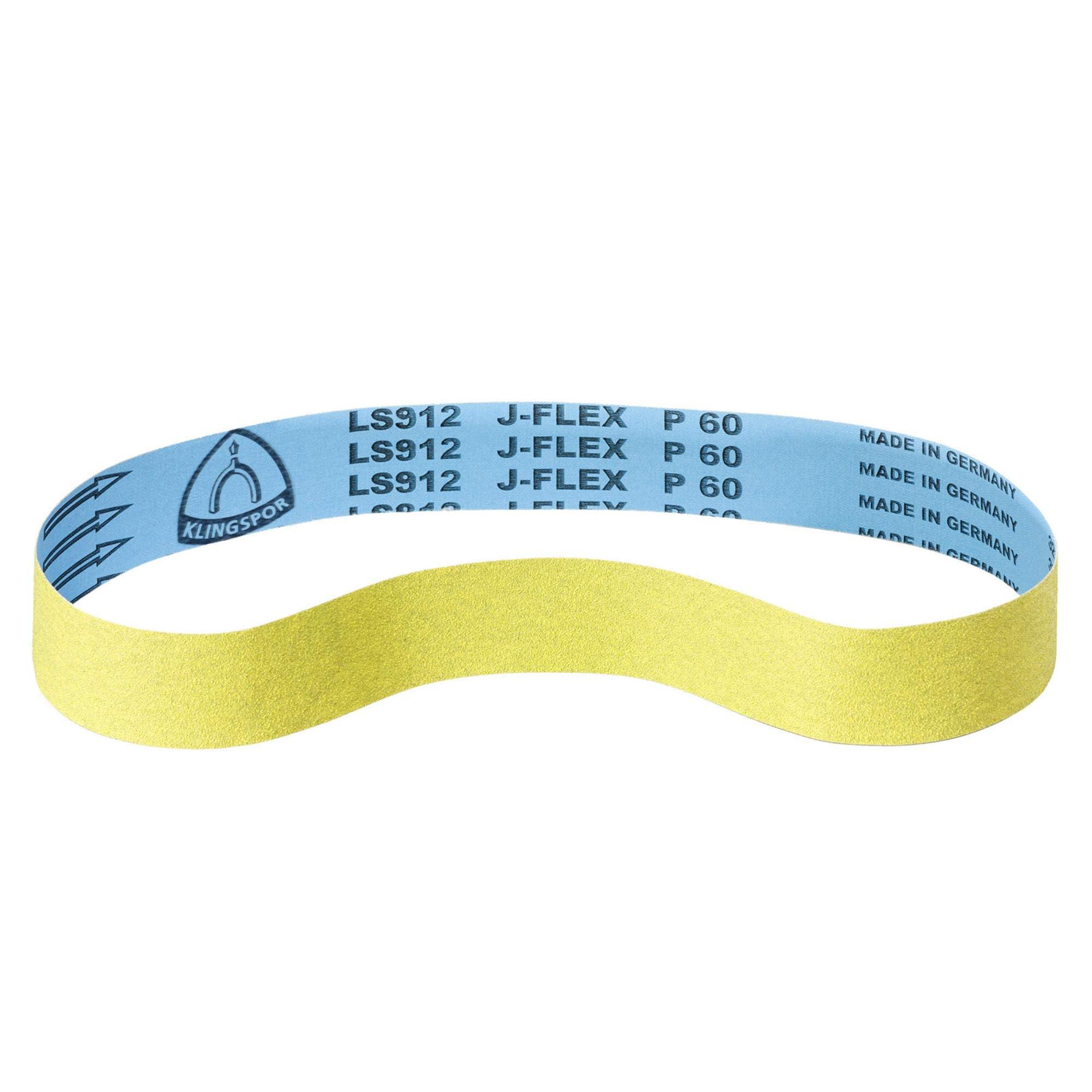 LS 912 JF - 30 bandas de lija flexibles para metales y acero, 40 x 1480, grano 80