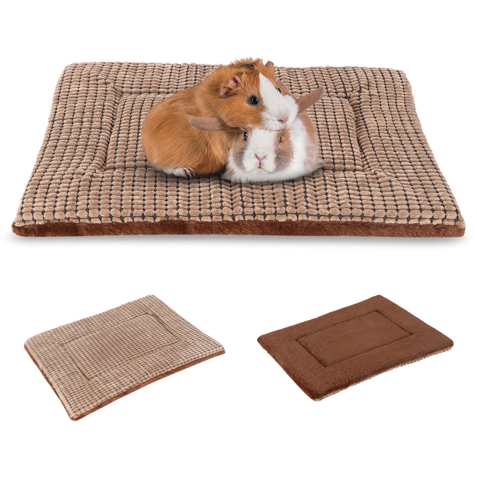 BVAGSS Orthopädisches Hundebett, Waschbar Hundekissen flauschig Hundematte, Umkehrbar Weiche und Warme Hundematte für klein mittel große Hunde XH079