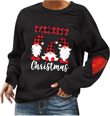 UK Women's Ugly Christmas Sweater Long 