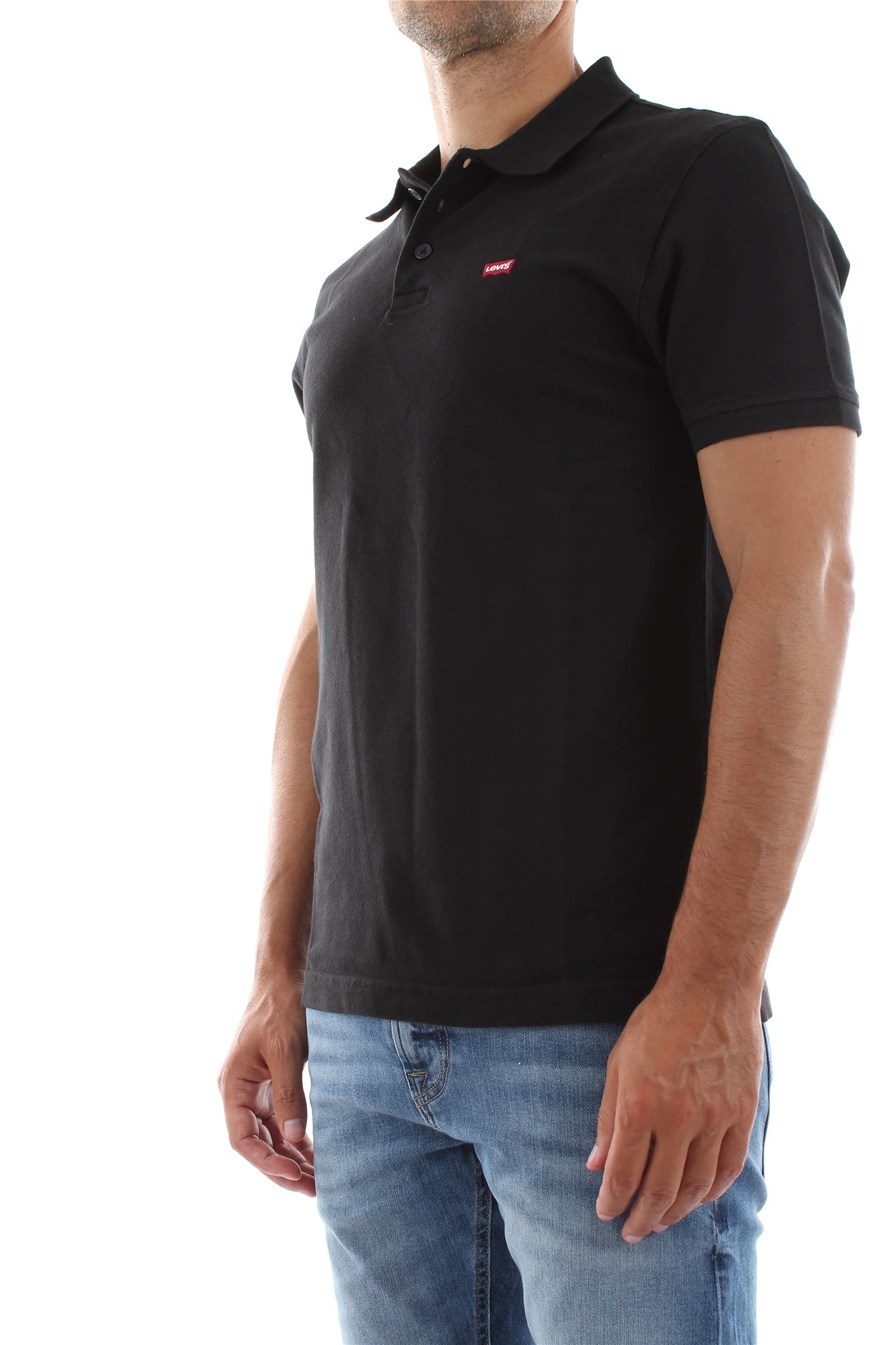 Levi's LEVIS HM POLO MINERAL BLACK T-Shirt Mężczyźni, Mineral Black, XL