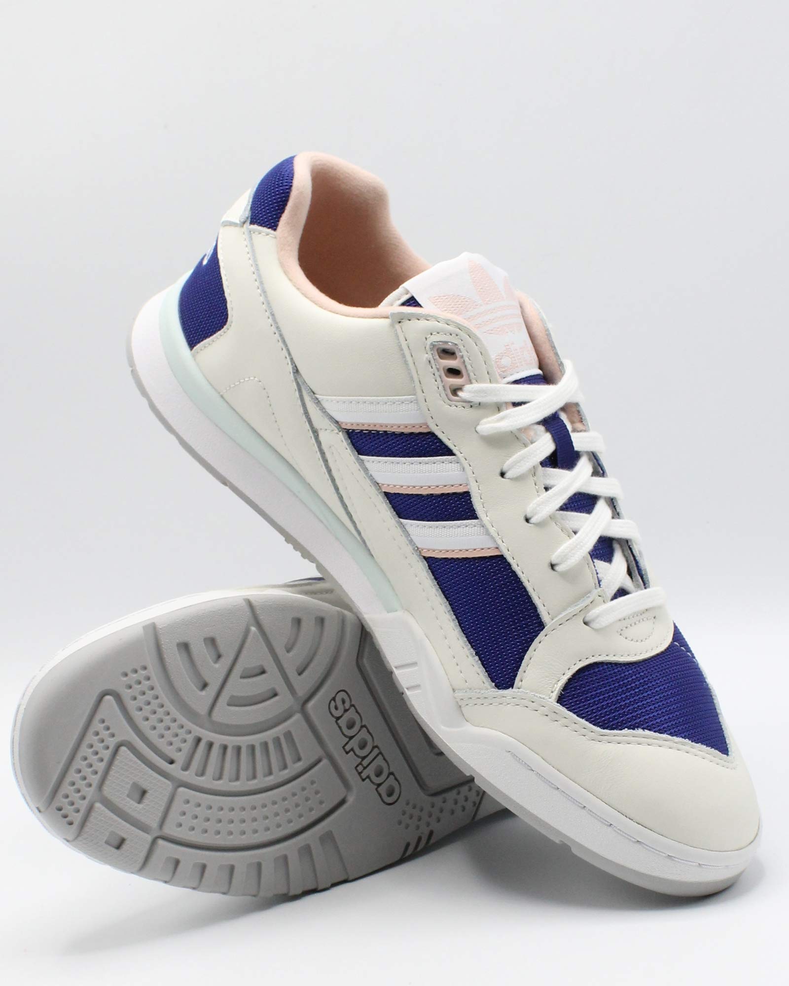 adidas Mens A.R. Trainer,White/Burgundy,11 | B2B Liquidation