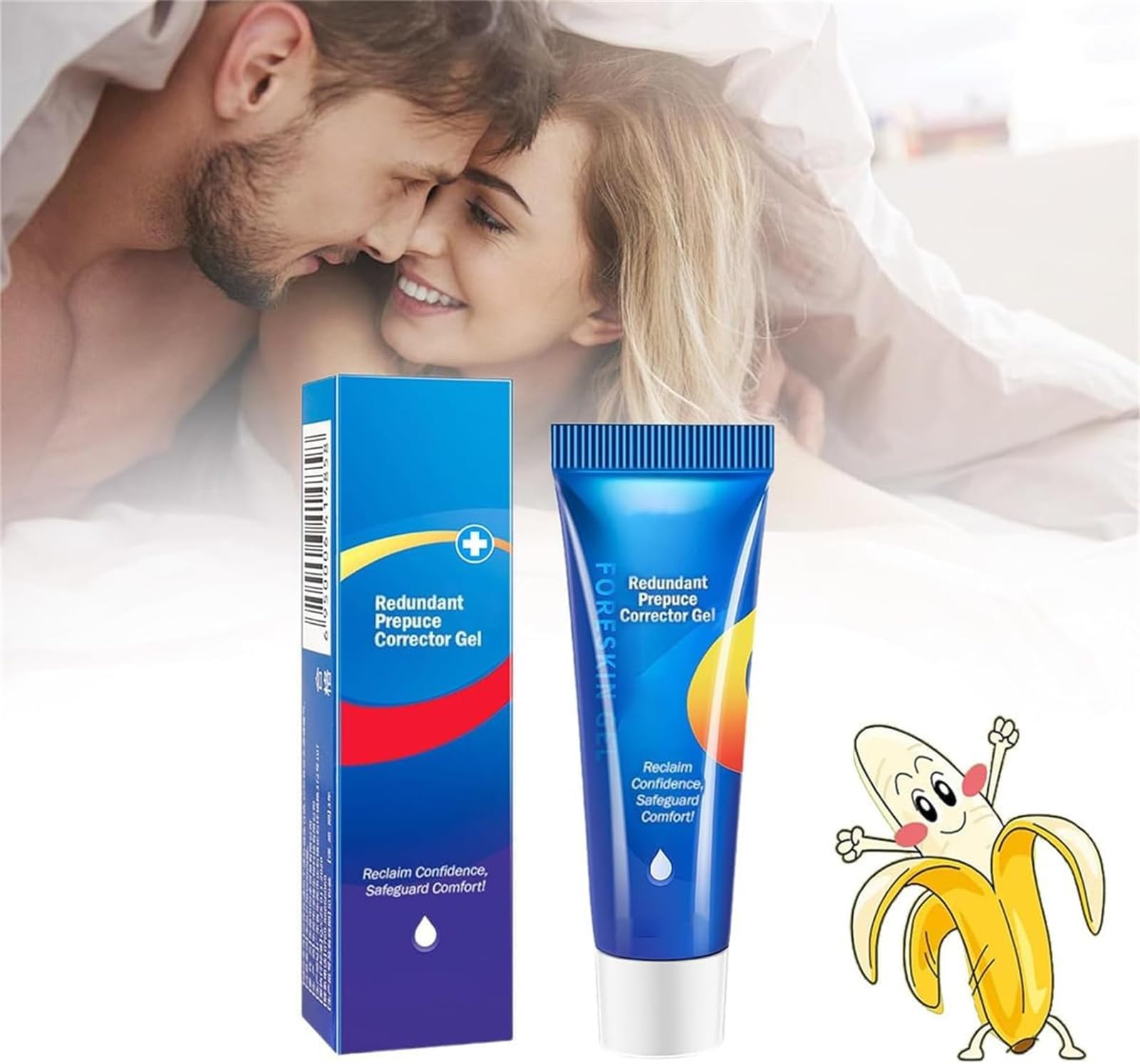 BruteCo Redundant Prepuce Corrector Gel, Natural Ingredients Phimosis Foreskin Correction Gel, Correction Gel for Excessive Foreskin, Fast and Gentle Action, Effective Relief (1Pcs, 1)