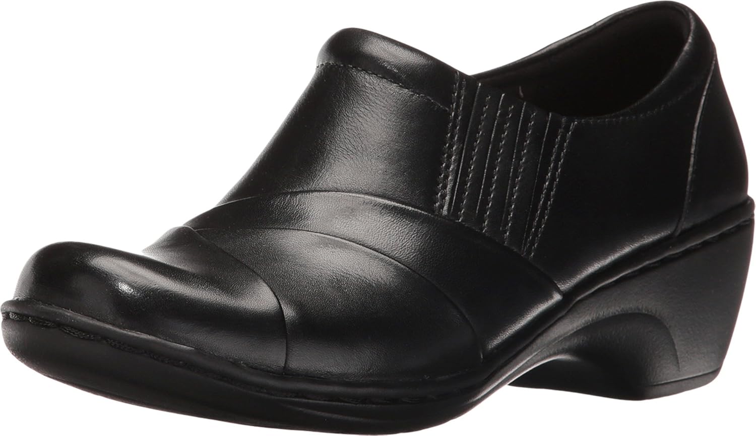 Clarks Women's Channing Essa Loafer, Black, 9.5