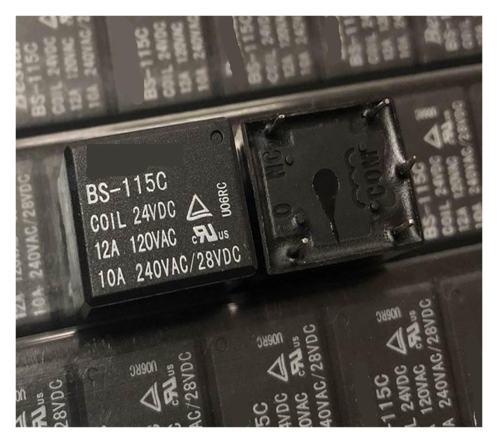 Yzwrwrmktb One Color 1Pc Bs-115C 24Vdc (T73c-5V/12V/24V) Relay 5Pins